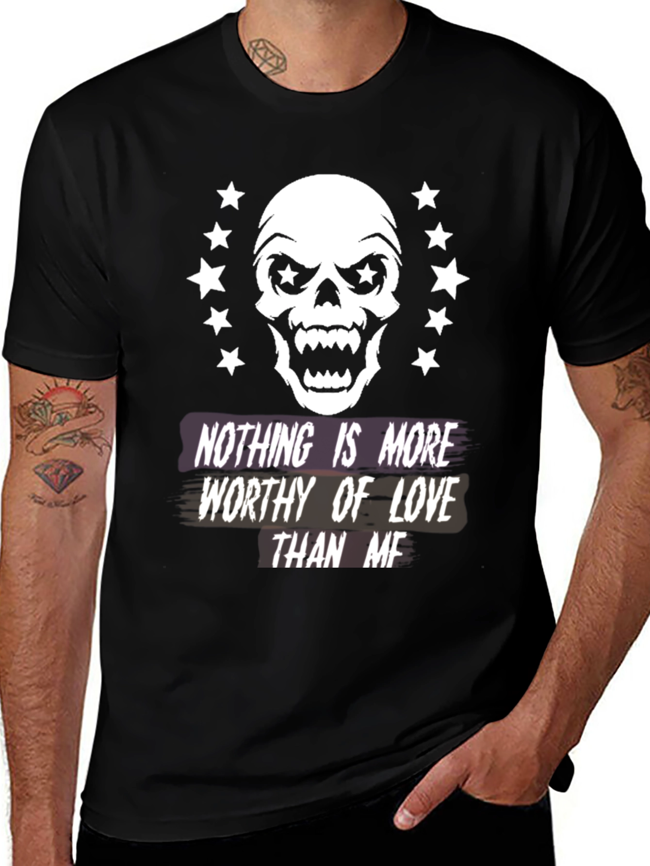 Variant 22 of Nothing Is More Worthy Skull T-Shirt