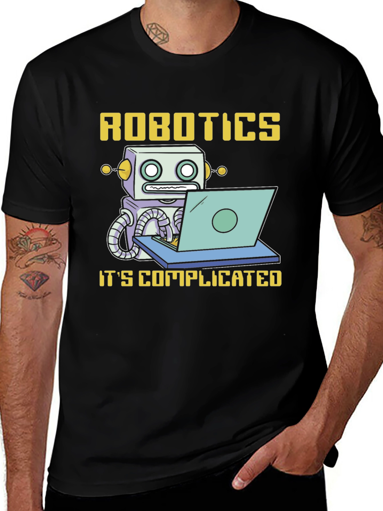 Variant 10 of Robotics It's Complicated T-Shirt