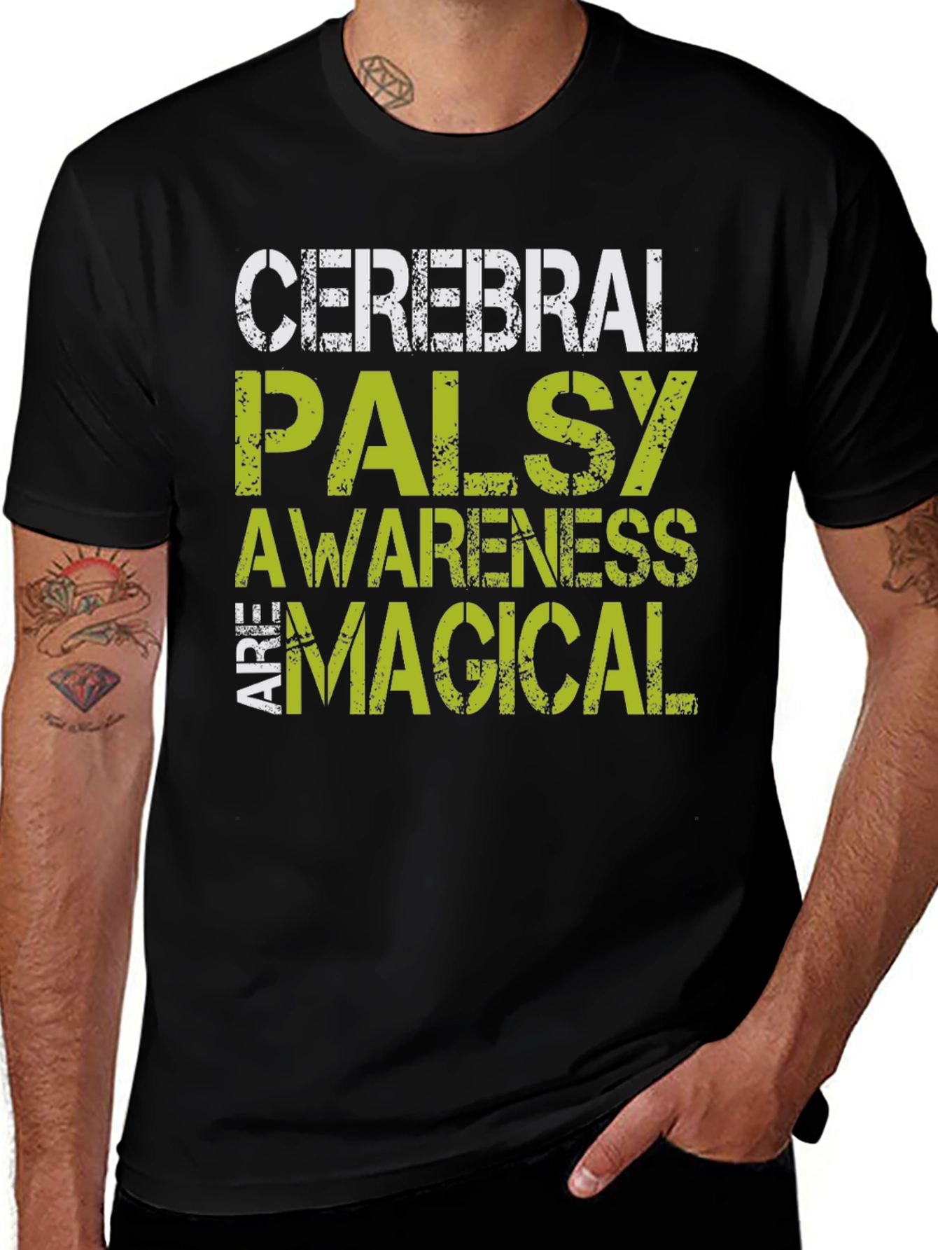 Variant 18 of Cerebral Palsy Awareness Tee - Magical!