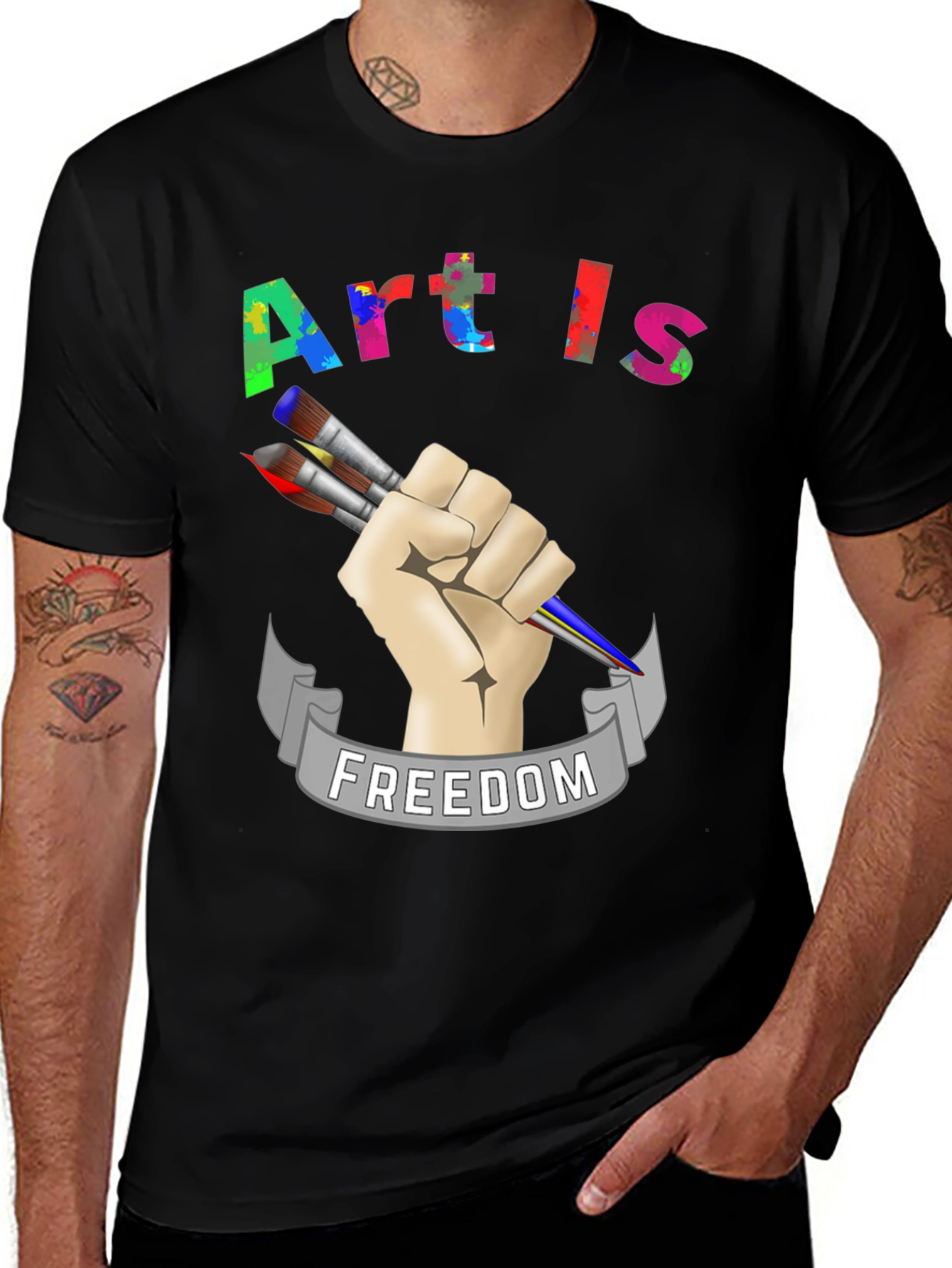 Variant 26 of Art is Freedom Graphic T-Shirt