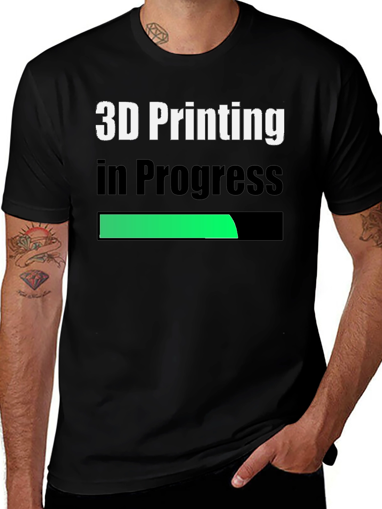 3D Printing Progress T-Shirt - Tech Enthusiast Tee