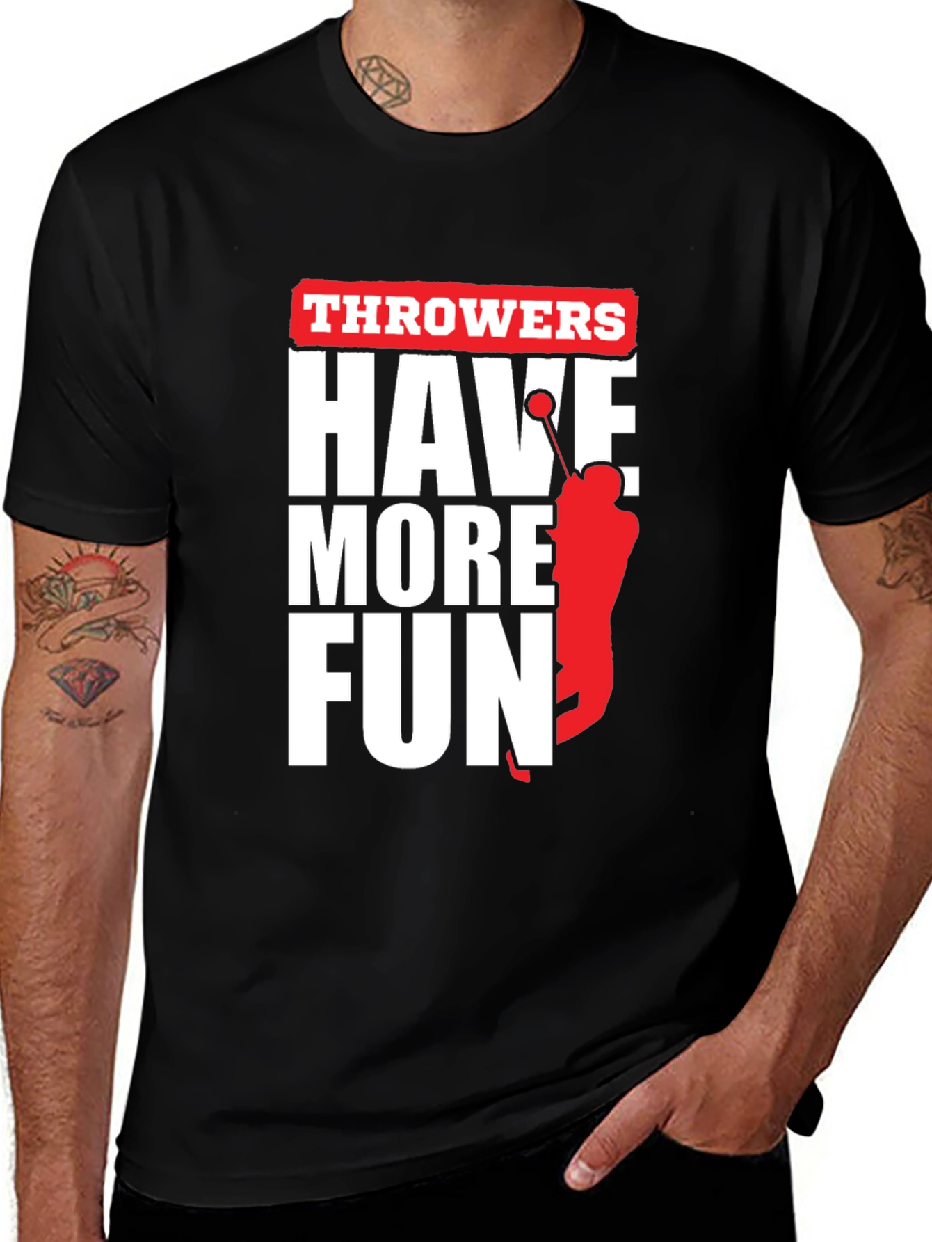 Variant 11 of Throwers Have More Fun Graphic Tee