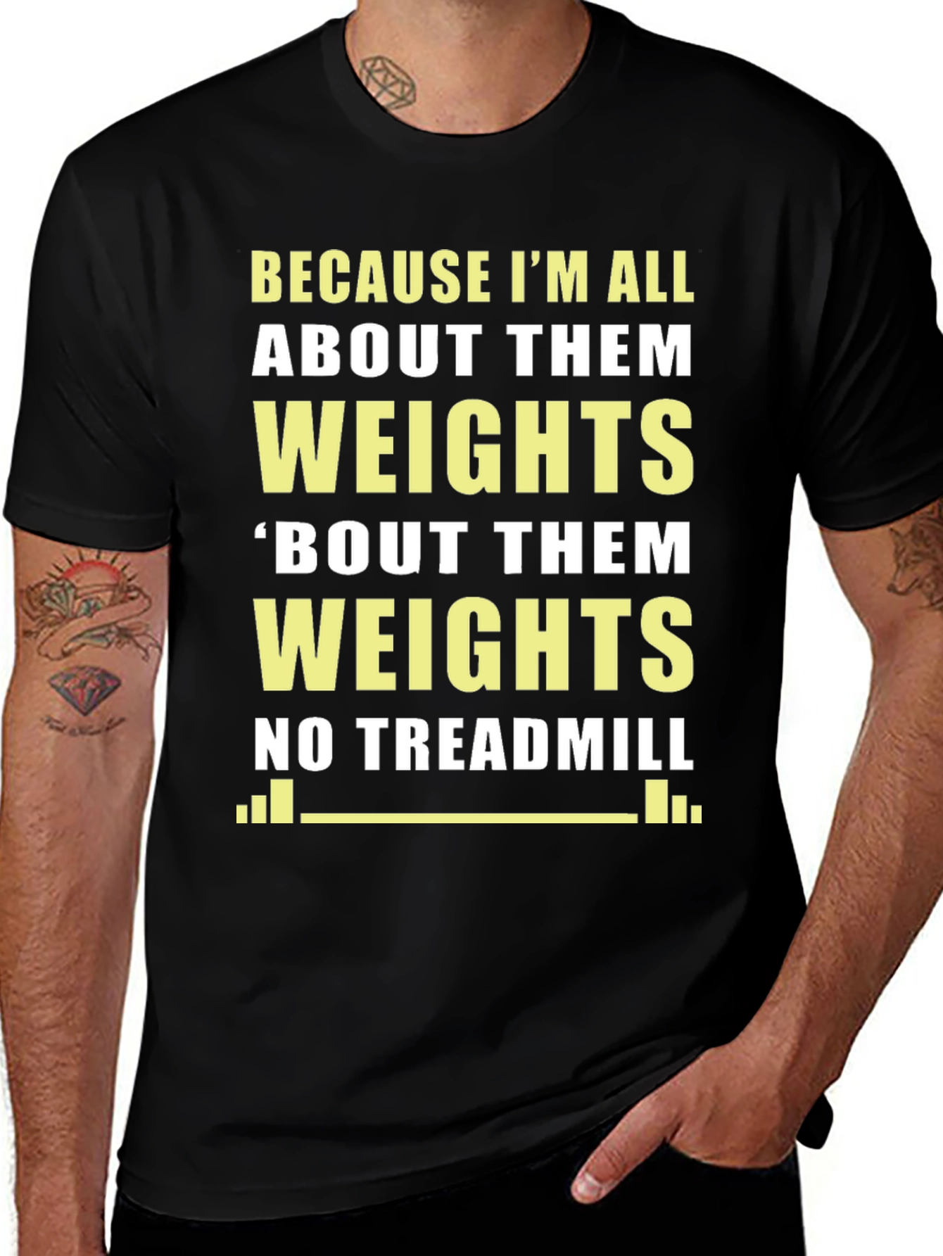 Variant 17 of Weights Over Treadmill Graphic Tee