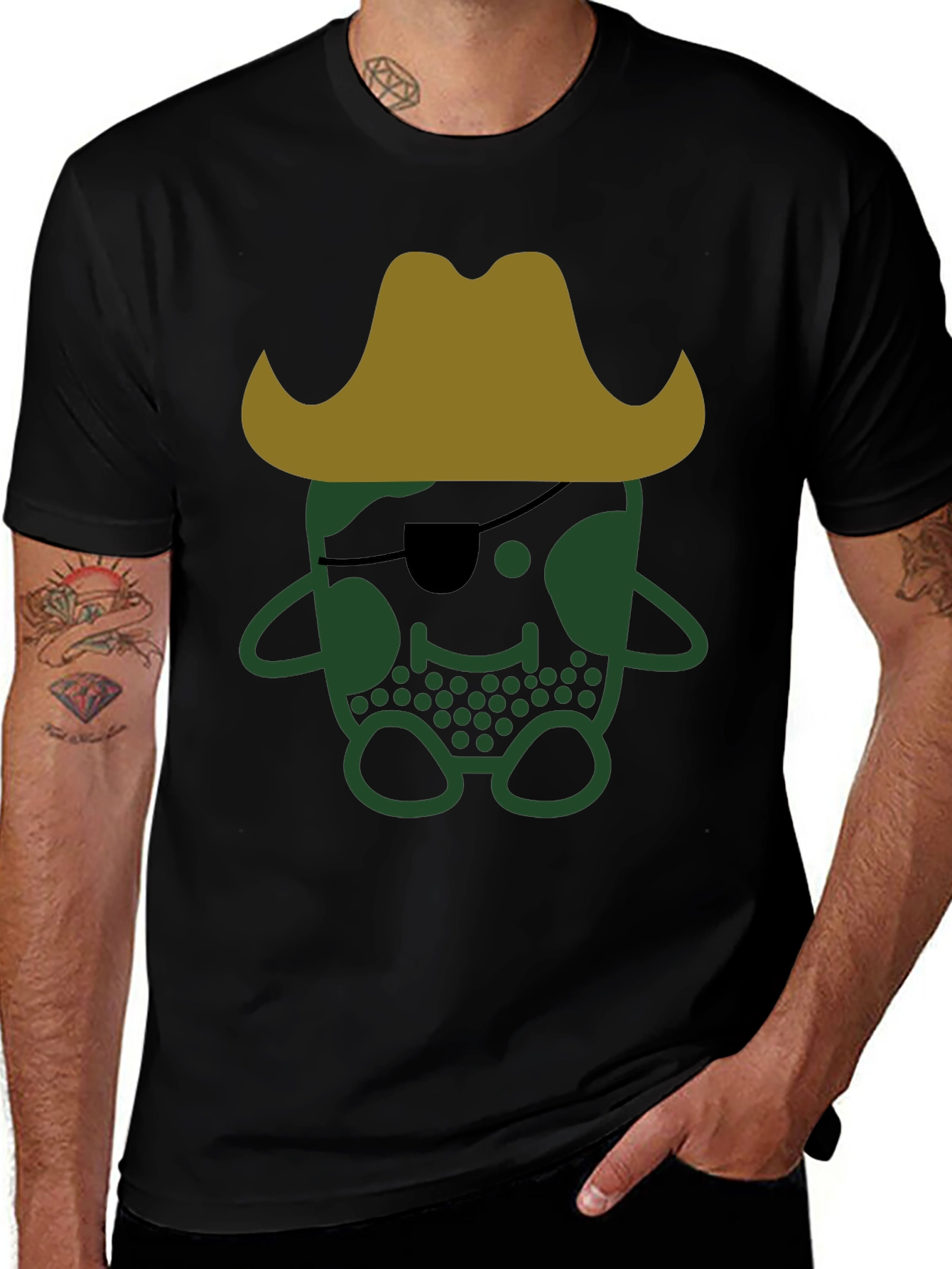 Variant 25 of Cowboy Avocado T-Shirt - Novelty Graphic Tee