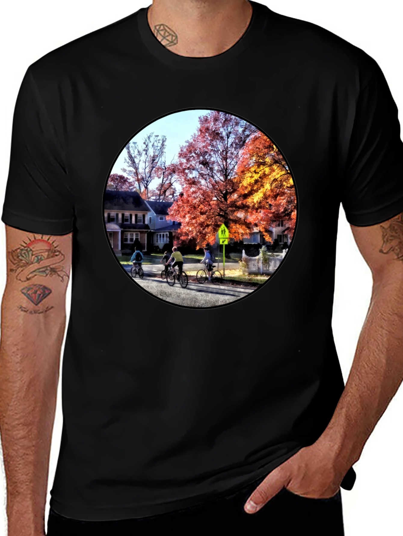 Variant 3 of Fall Scene T-Shirt