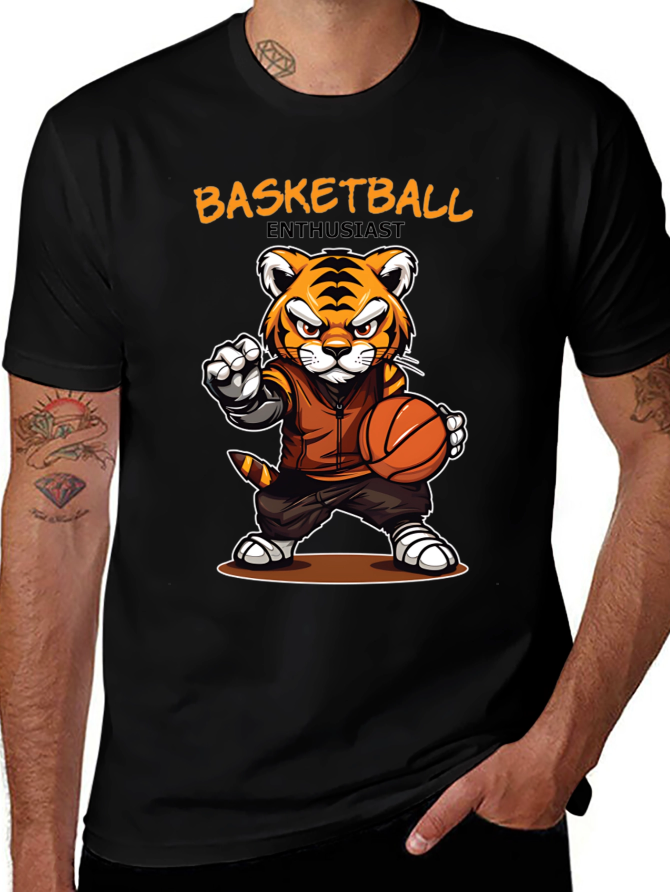 Variant 20 of Basketball Enthusiast T-Shirt