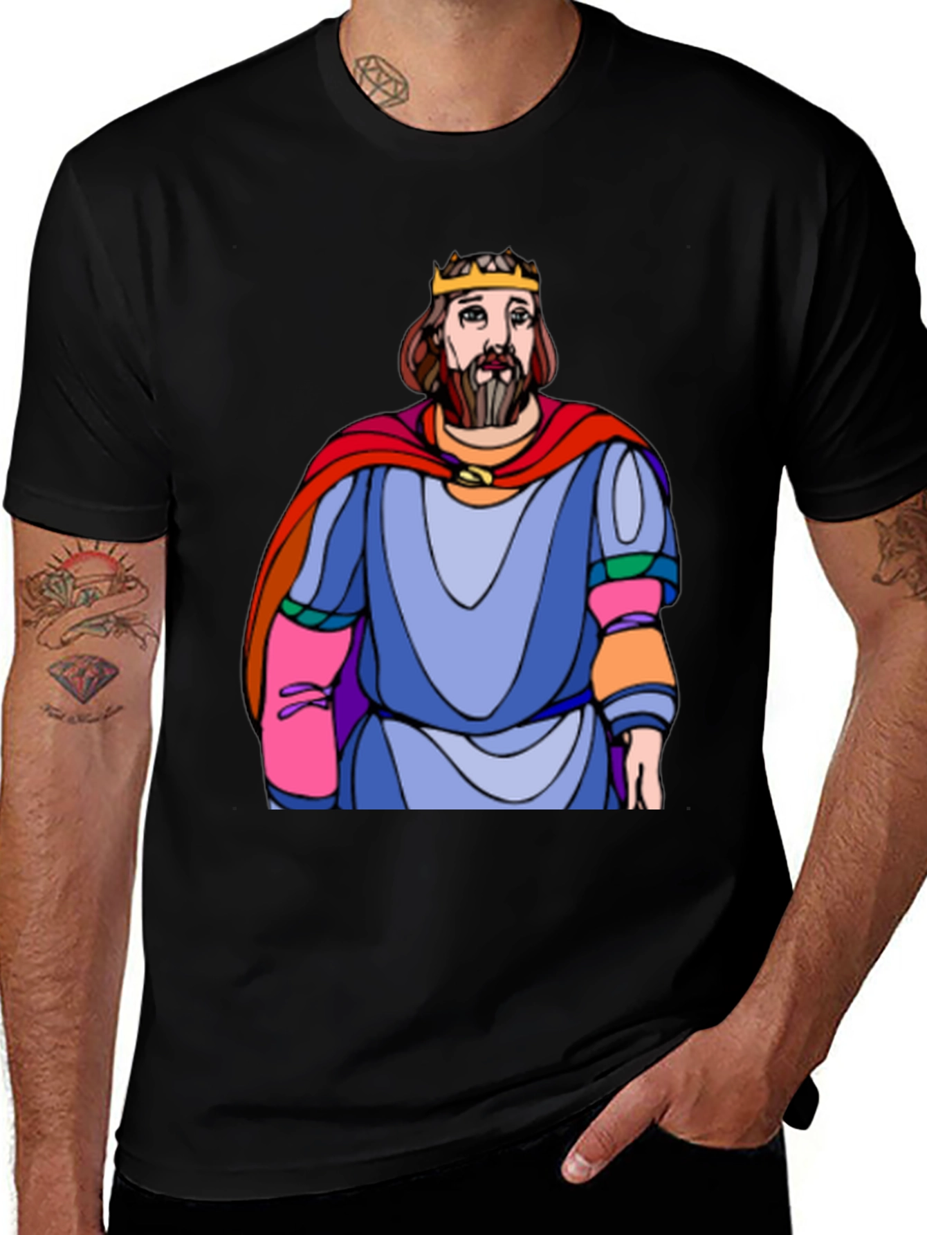 Variant 27 of King Cartoon Graphic T-Shirt