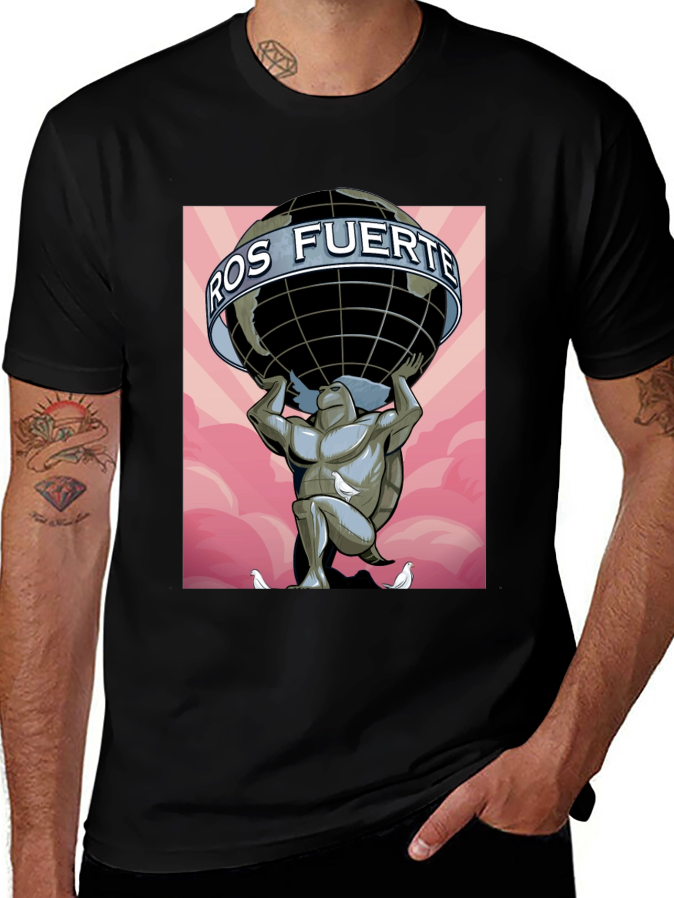 Variant 24 of ROS FUERTE Atlas Graphic T-Shirt