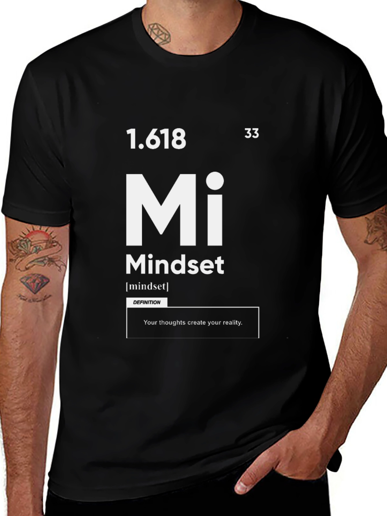 Variant 10 of Mindset Graphic T-Shirt - Periodic Table Inspired