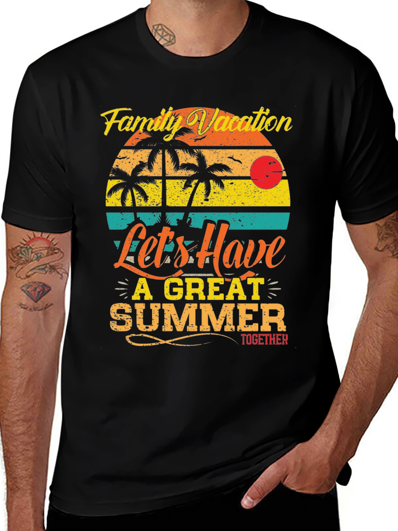 Variant 19 of Family Vacation Summer T-Shirt