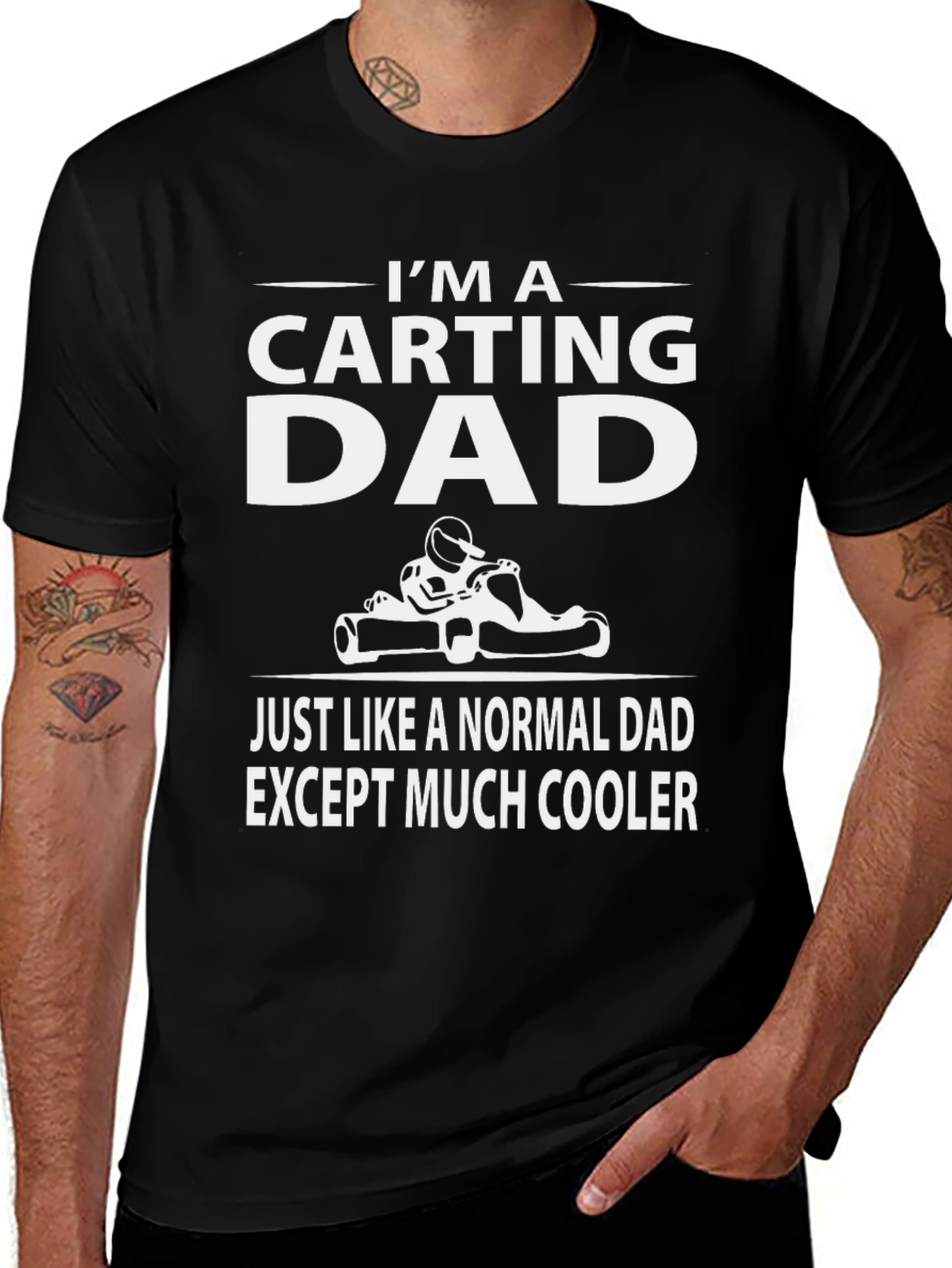 Variant 25 of Carting Dad T-Shirt: Cool Father's Day Gift