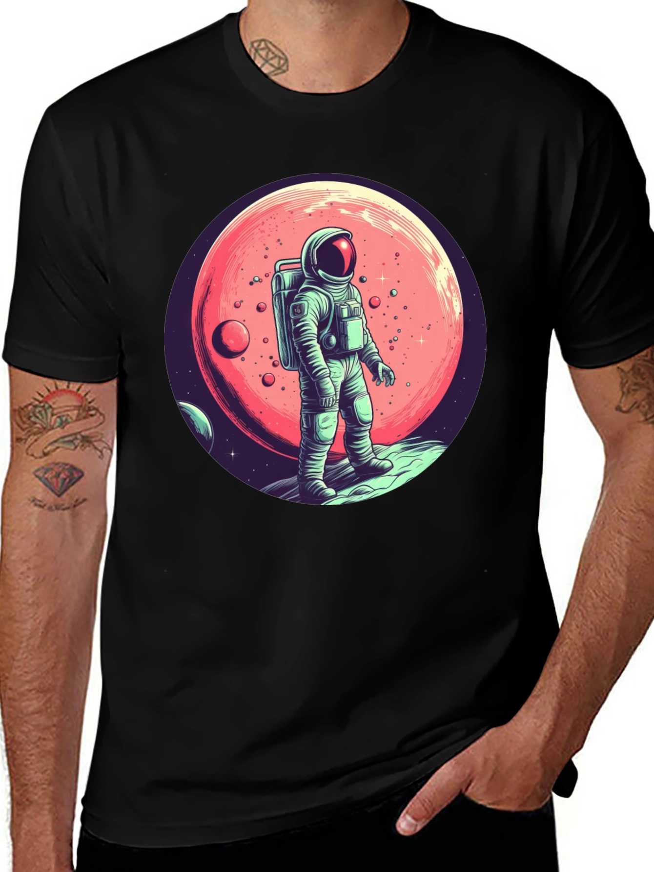 Astronaut Graphic Tee - Space Adventure Shirt