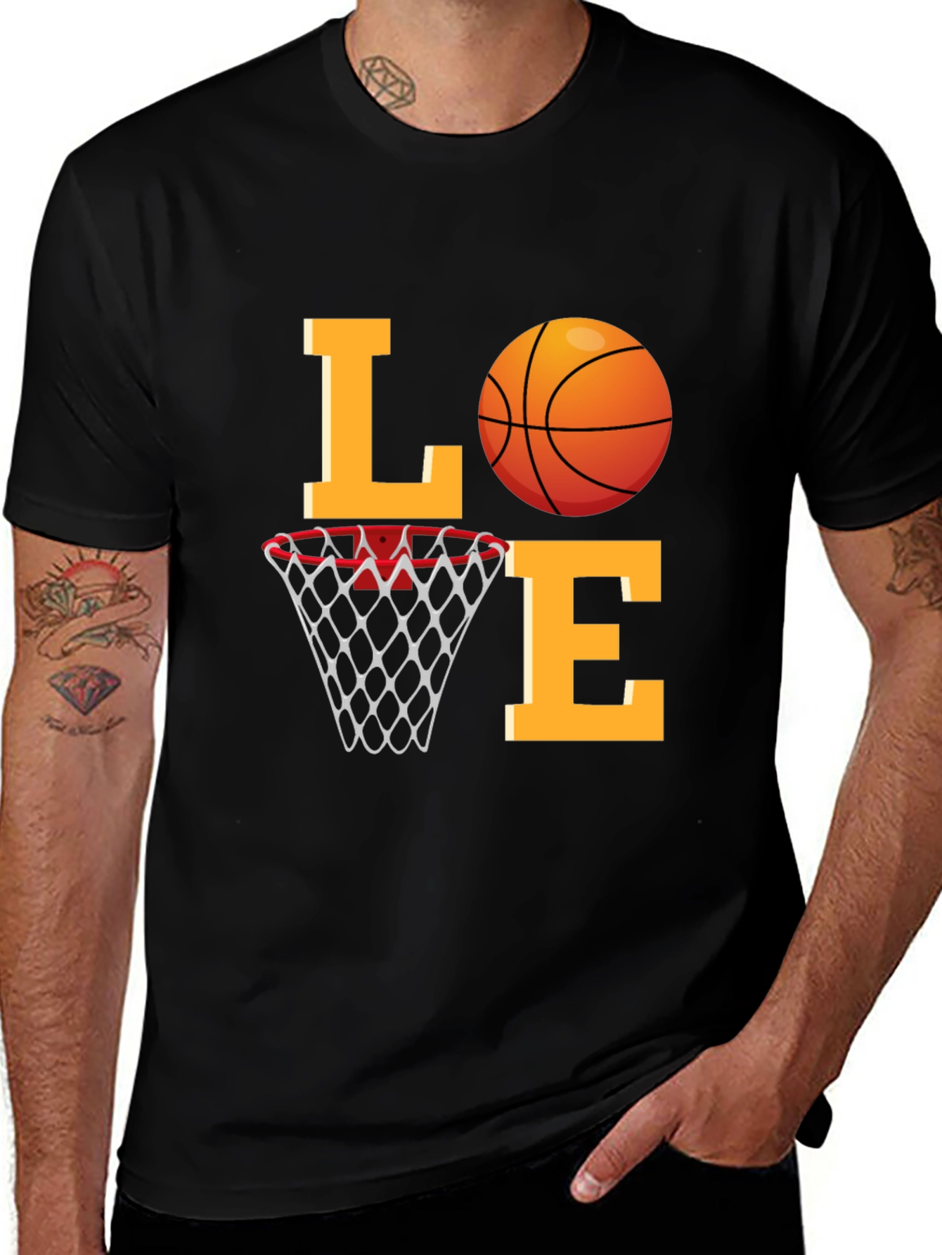 Variant 14 of Basketball Love T-Shirt - Sports Fan Tee