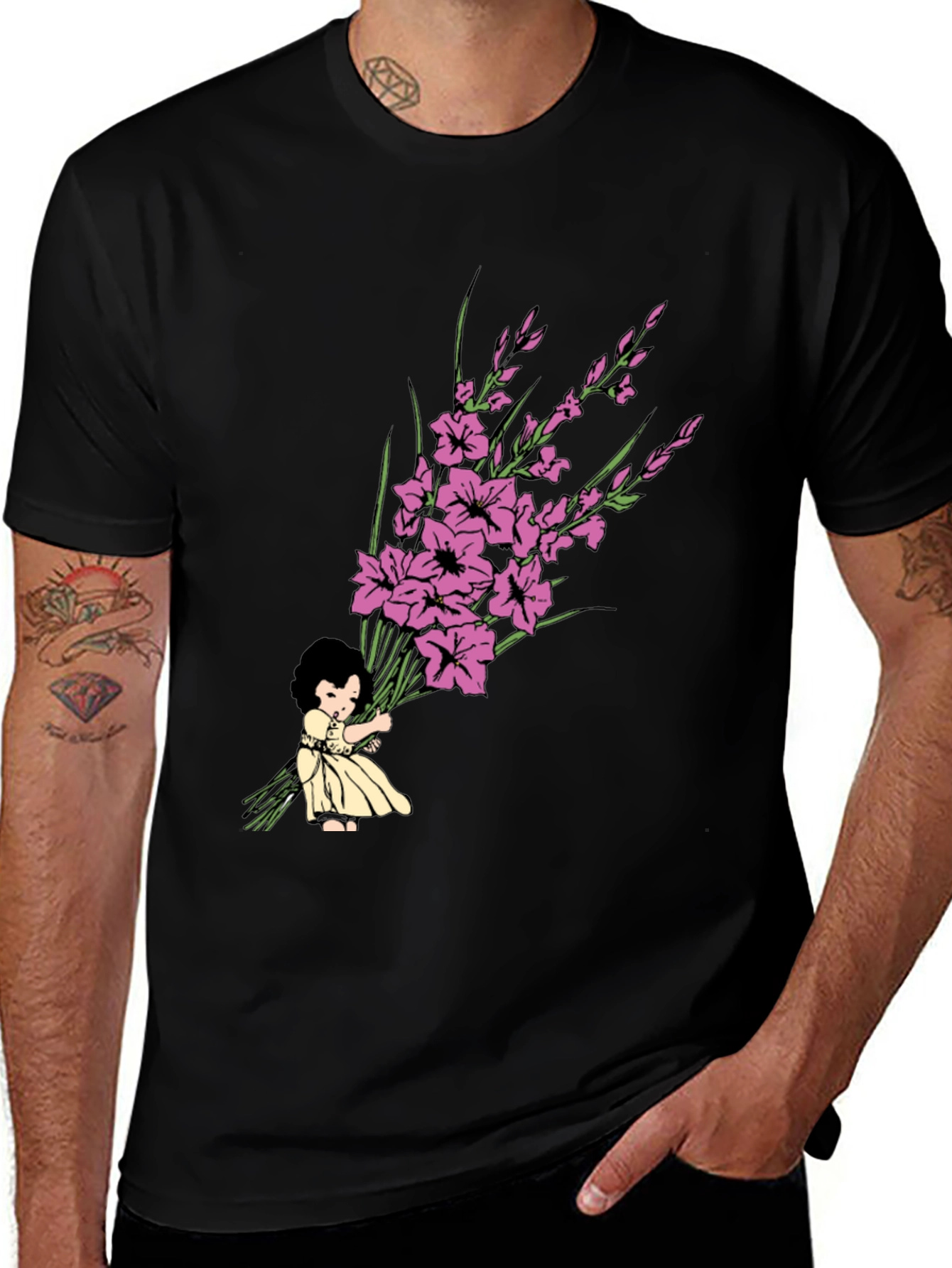 Variant 18 of Floral Bouquet Graphic Print T-Shirt