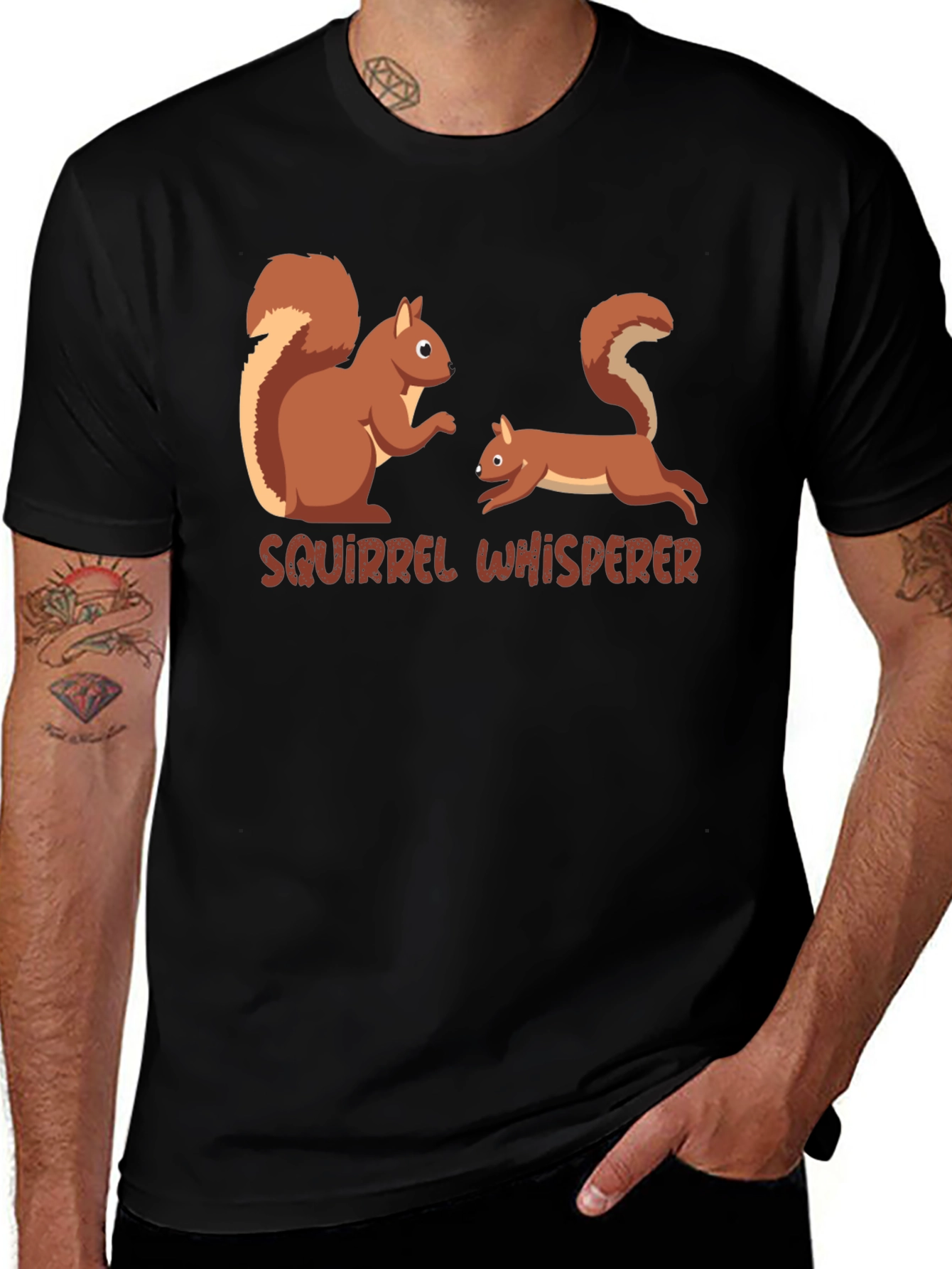 Variant 4 of Squirrel Whisperer Graphic Tee