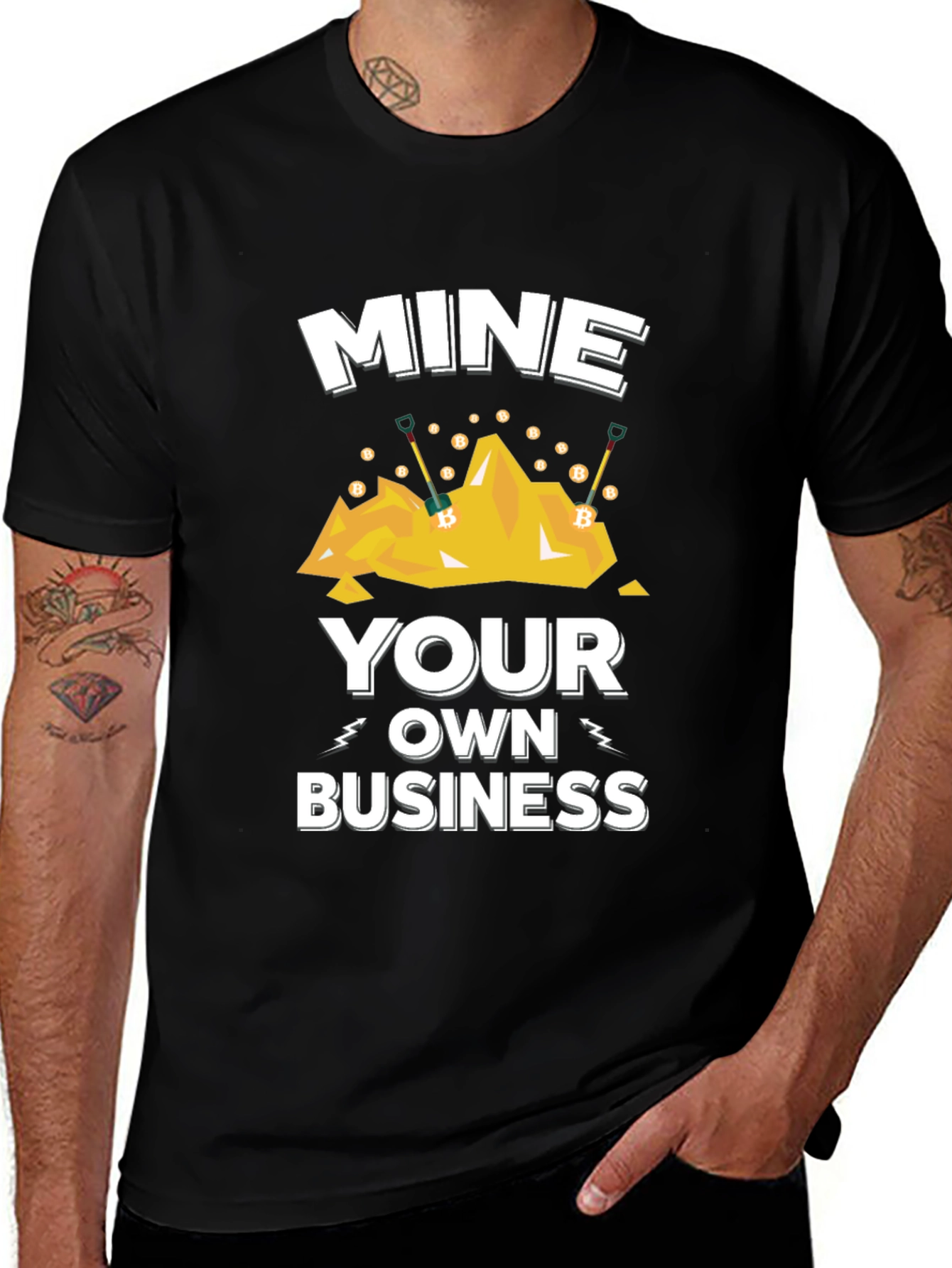 Variant 10 of Mine Your Own Business T-Shirt - Crypto Miner Apparel