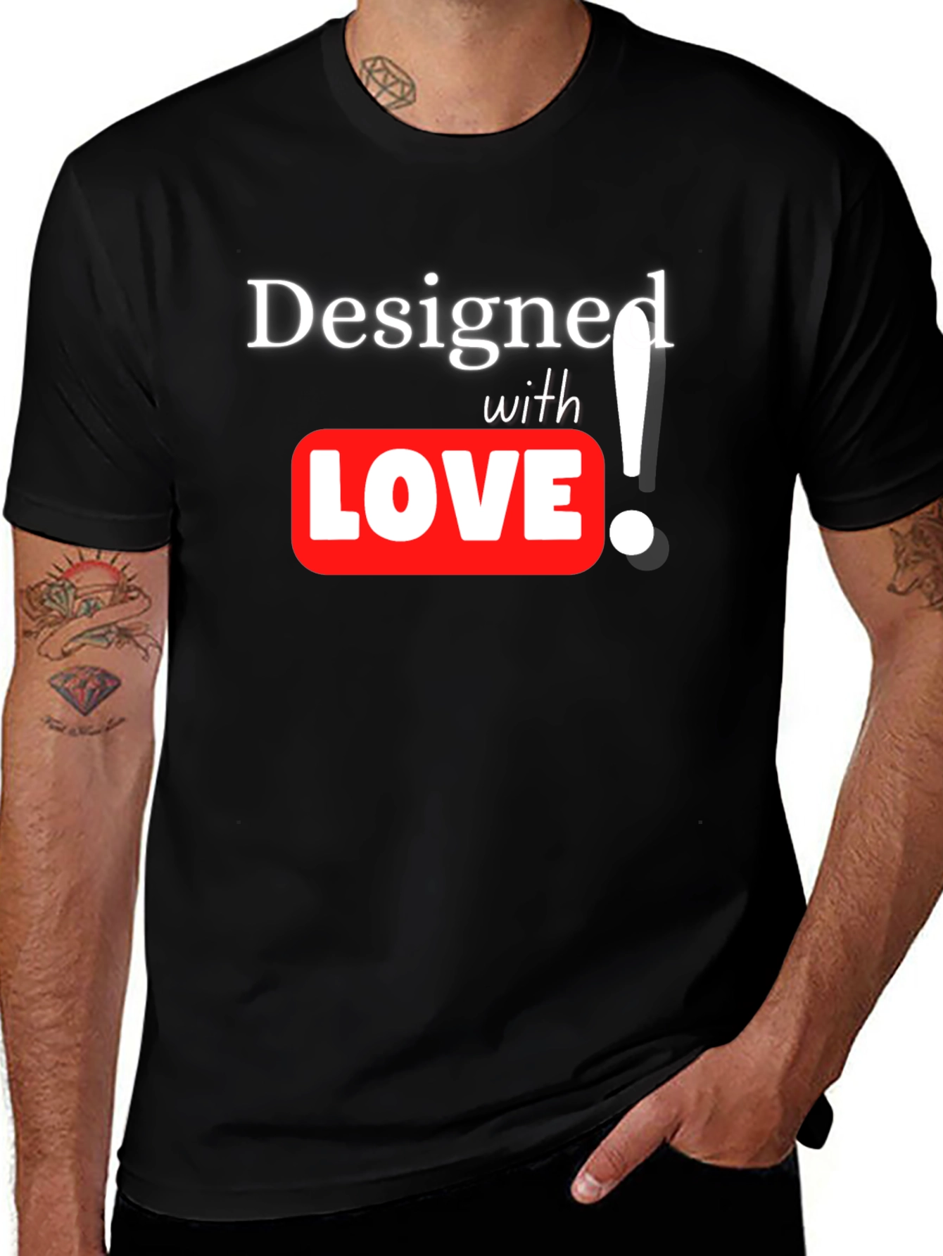 Variant 27 of Designed With Love T-Shirt - Soft Cotton Blend