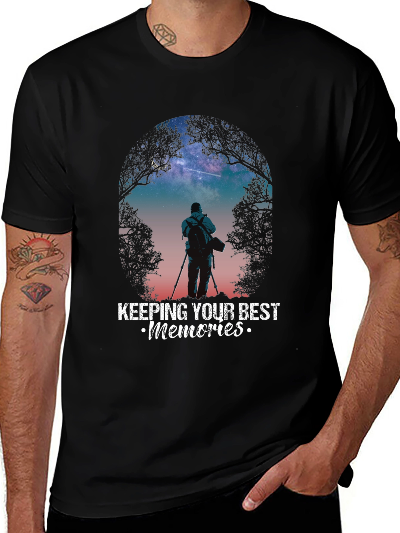 Variant 15 of Memory Keeper Graphic Tee - Nature Photography Shirt