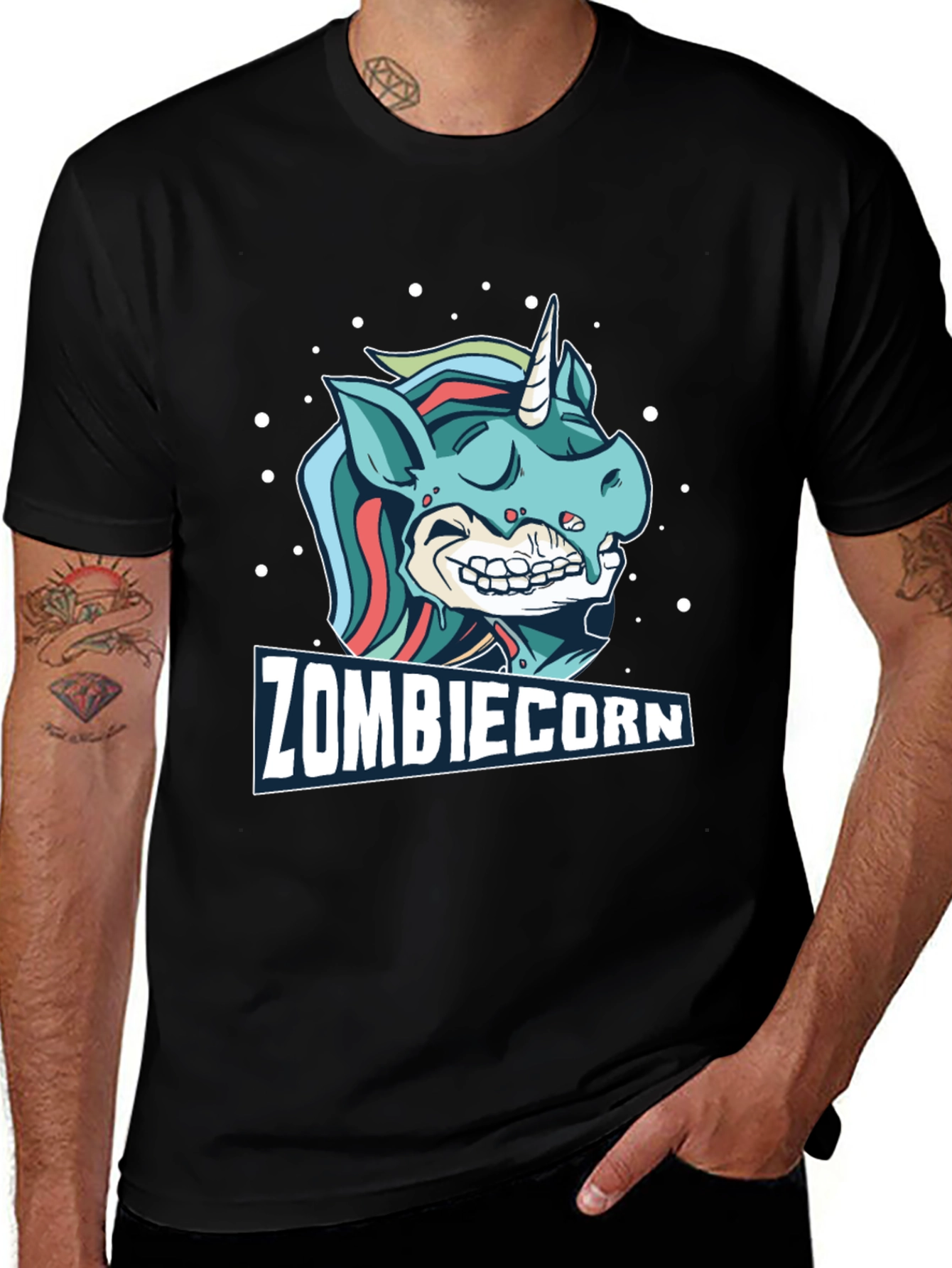 Variant 13 of Zombiecorn Graphic T-Shirt - Unique Unisex Tee