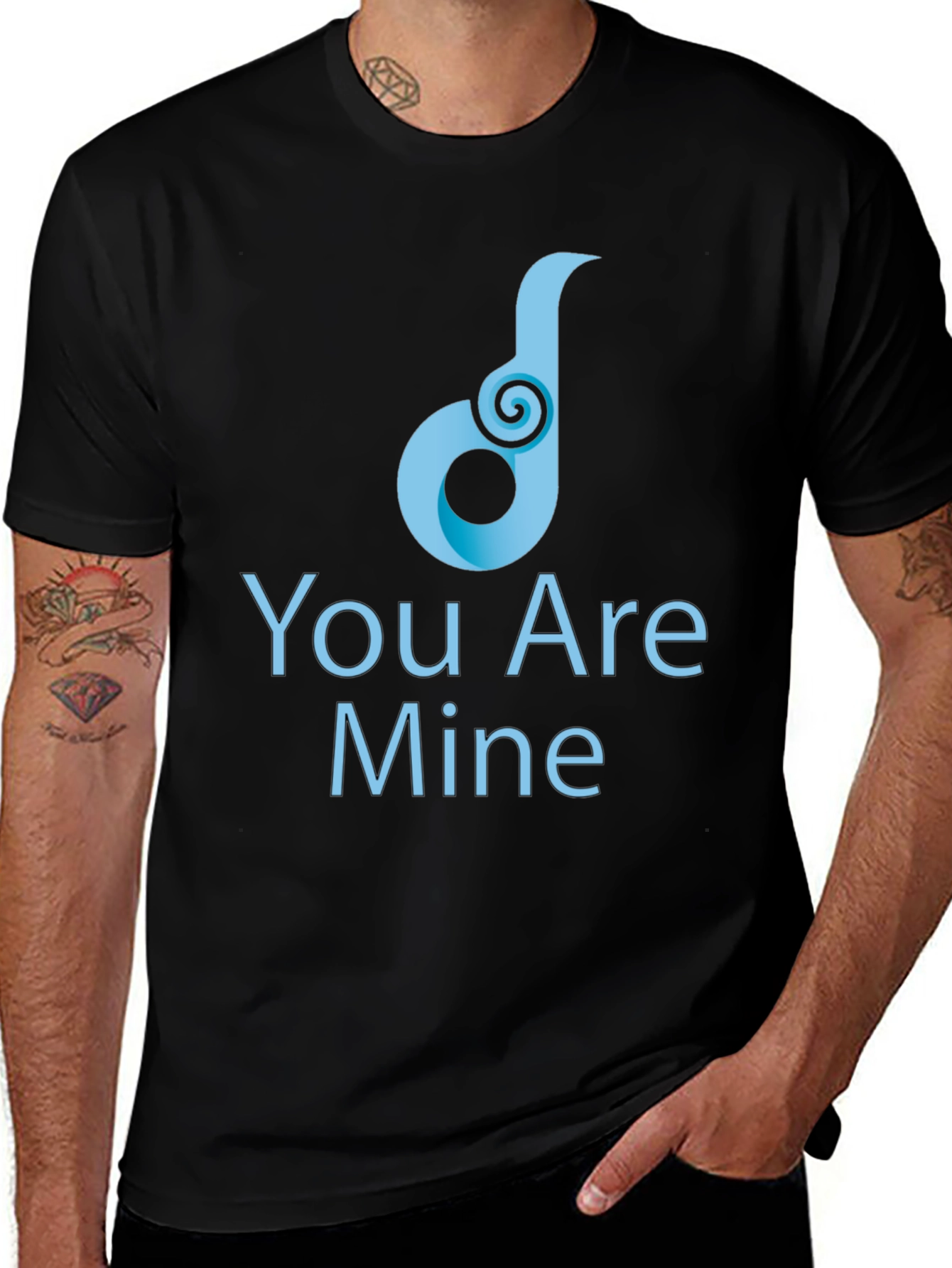 Variant 11 of You Are Mine Black T-Shirt