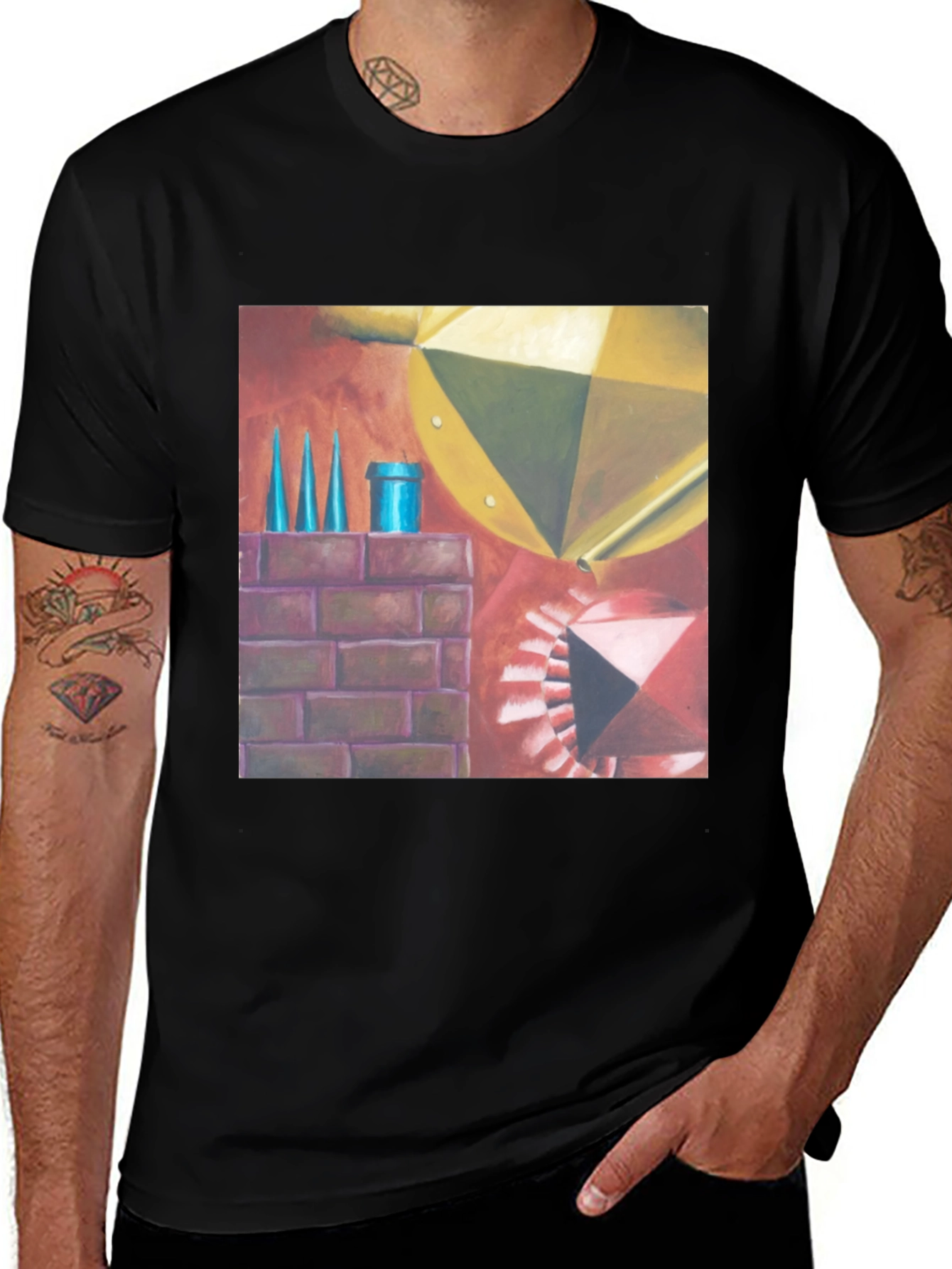 Variant 20 of Geometric Art T-Shirt - Abstract Design Tee