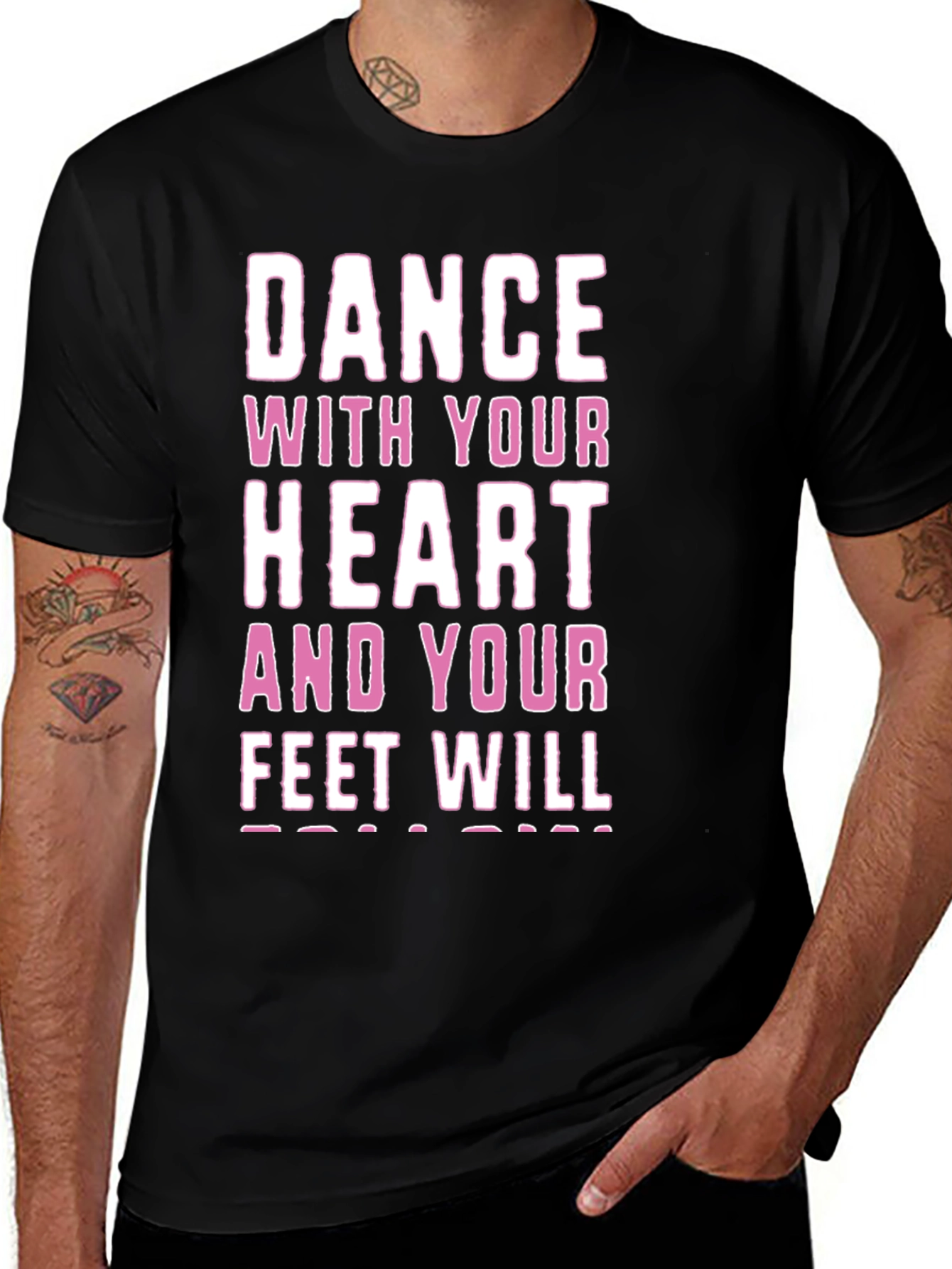 Variant 21 of Dance With Your Heart Black T-Shirt