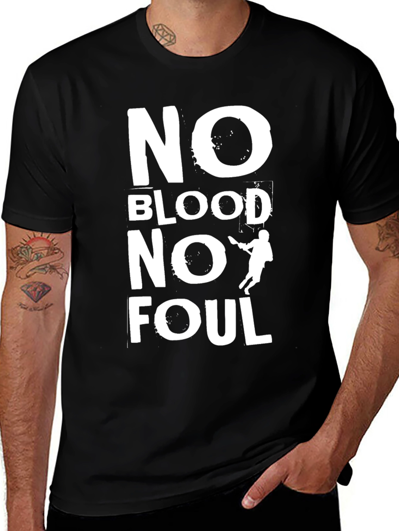 Variant 20 of No Blood No Foul T-Shirt - Hockey Humor