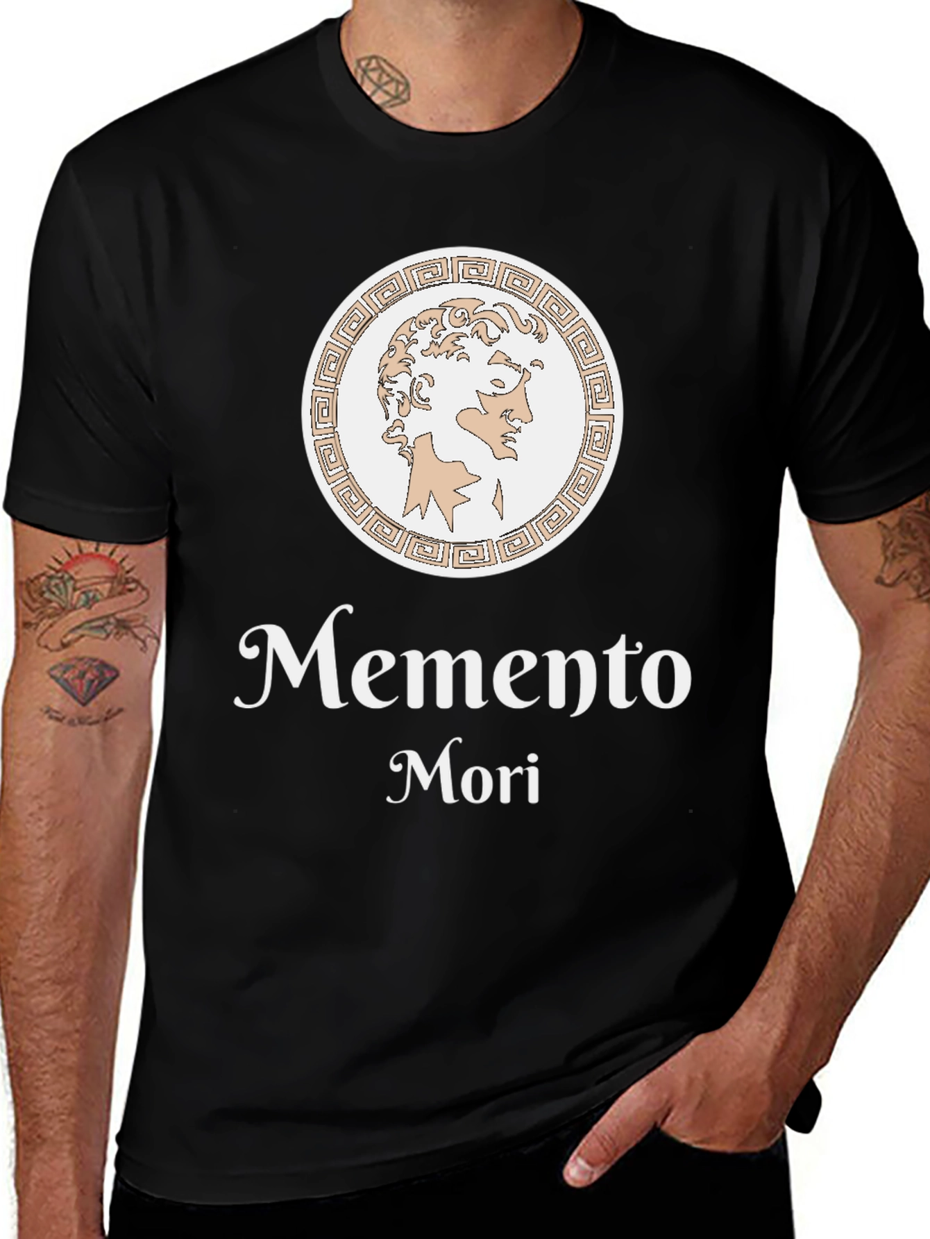Memento Mori T-Shirt - Classical Philosophy Inspired Design
