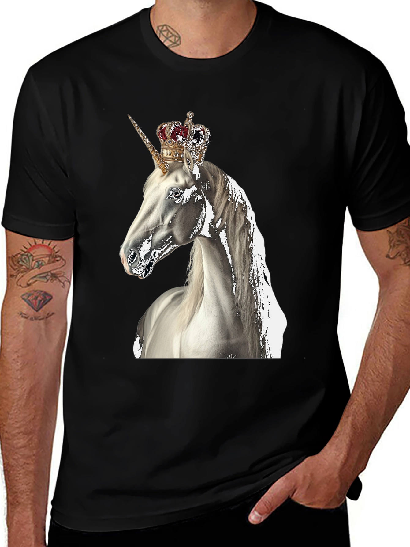 Variant 27 of Unicorn King T-Shirt