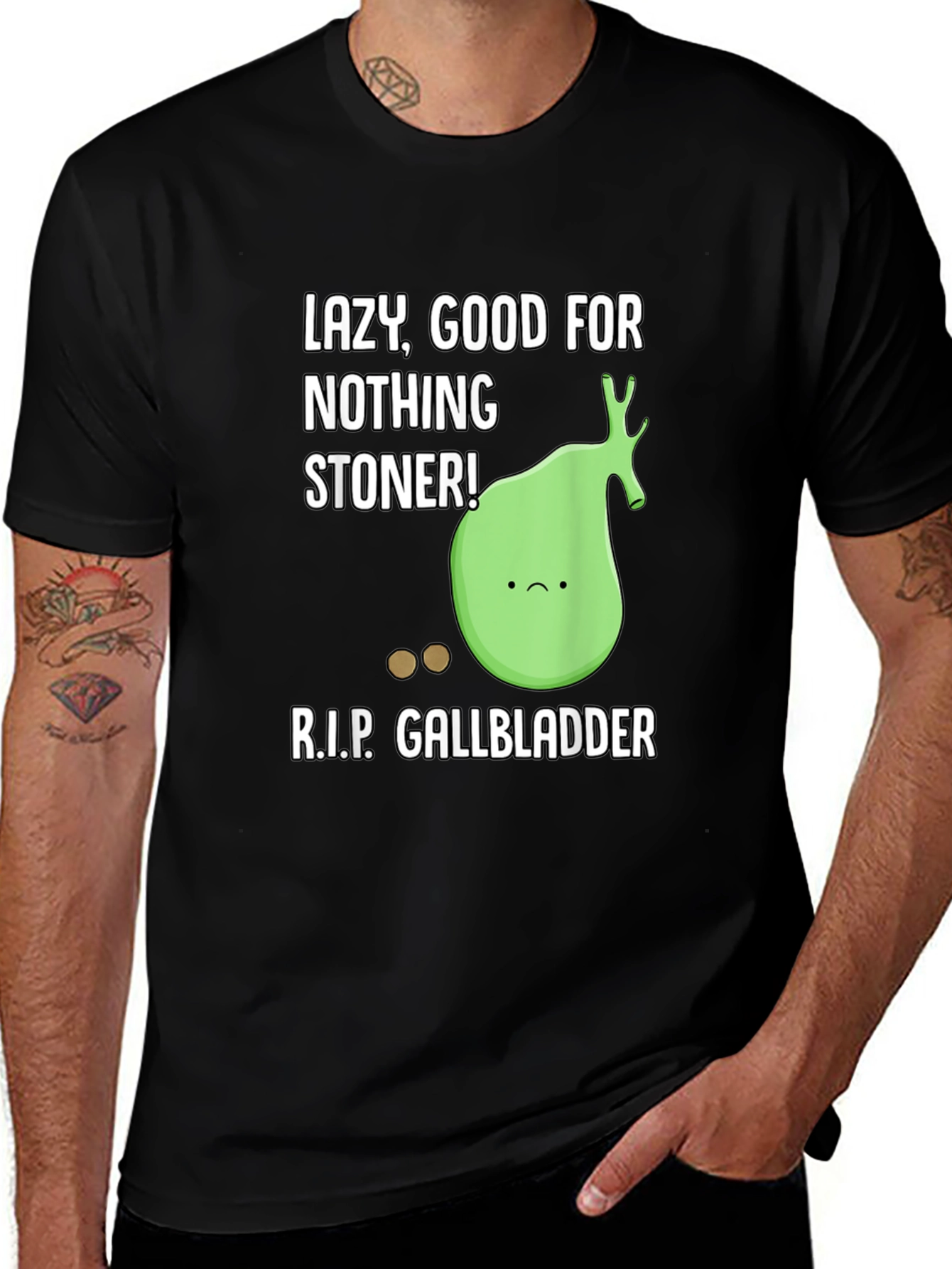 RIP Gallbladder Funny Graphic T-Shirt