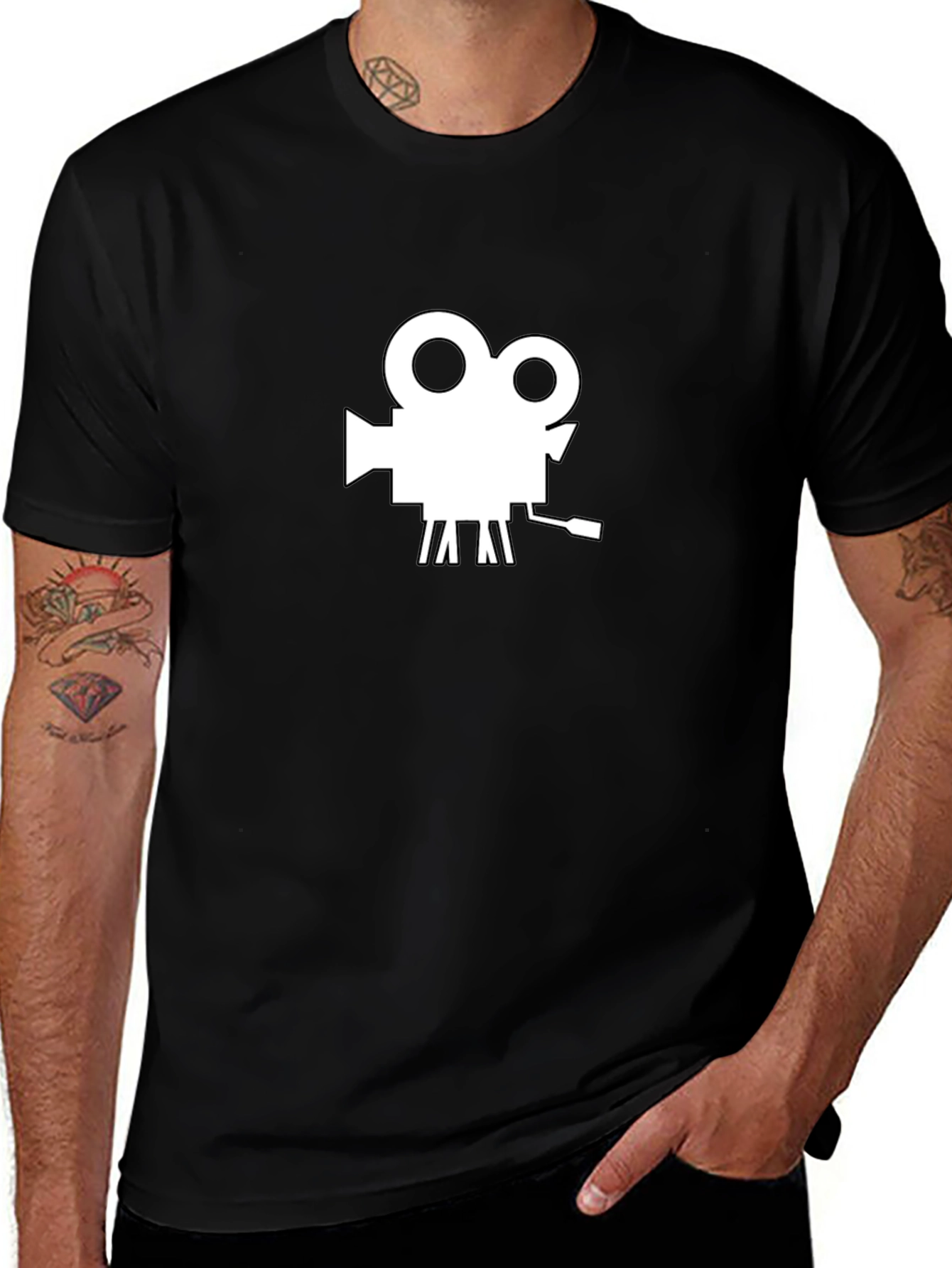 Variant 7 of Vintage Camera Graphic Tee - Classic Film Lover T-Shirt