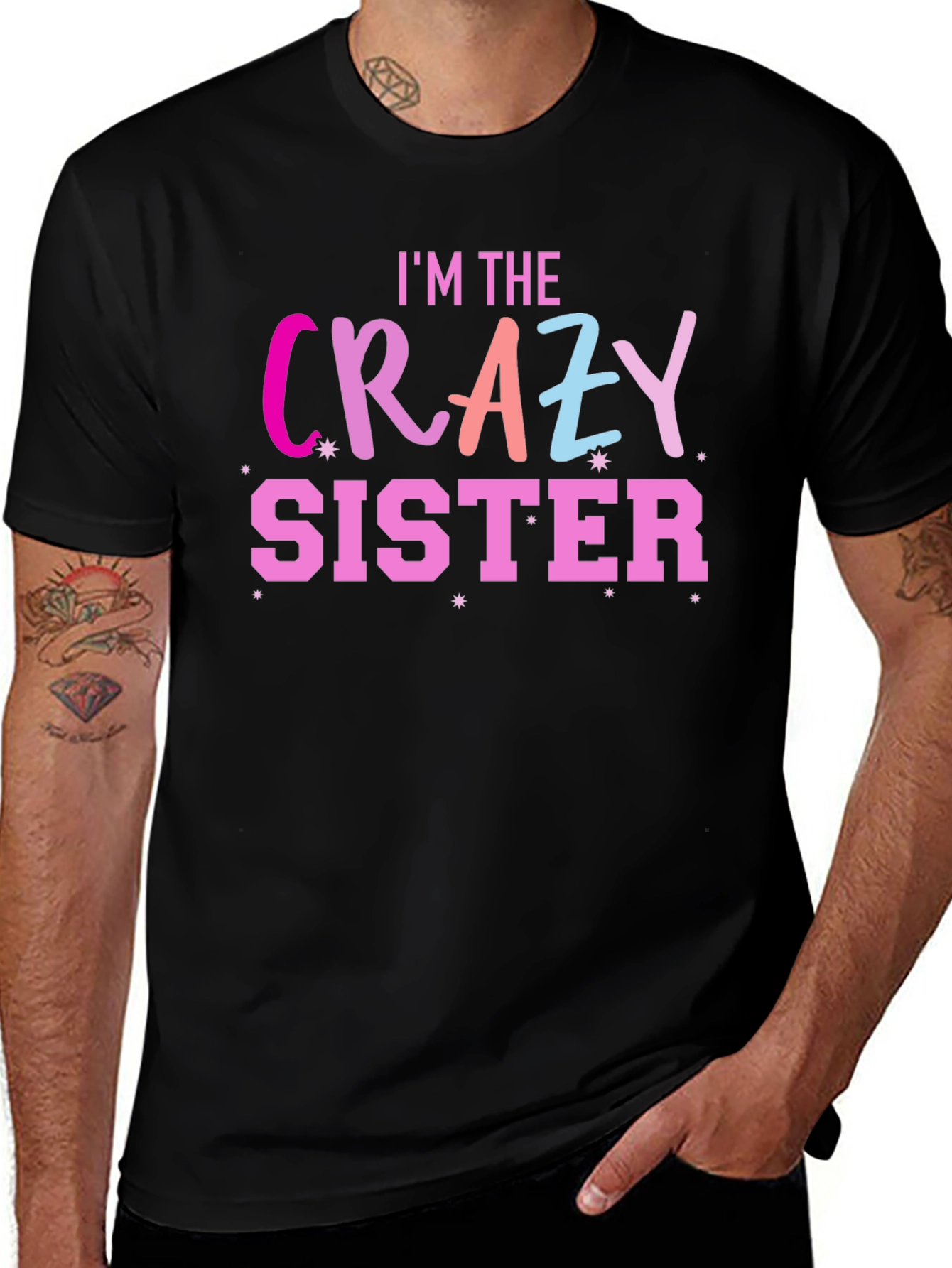 Variant 10 of I'm the Crazy Sister T-Shirt