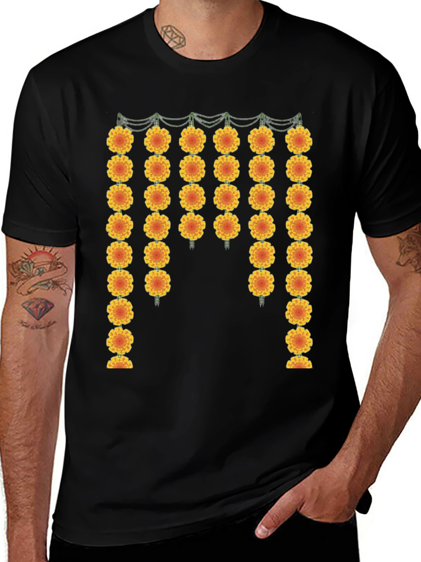 Marigold Garland Graphic Tee
