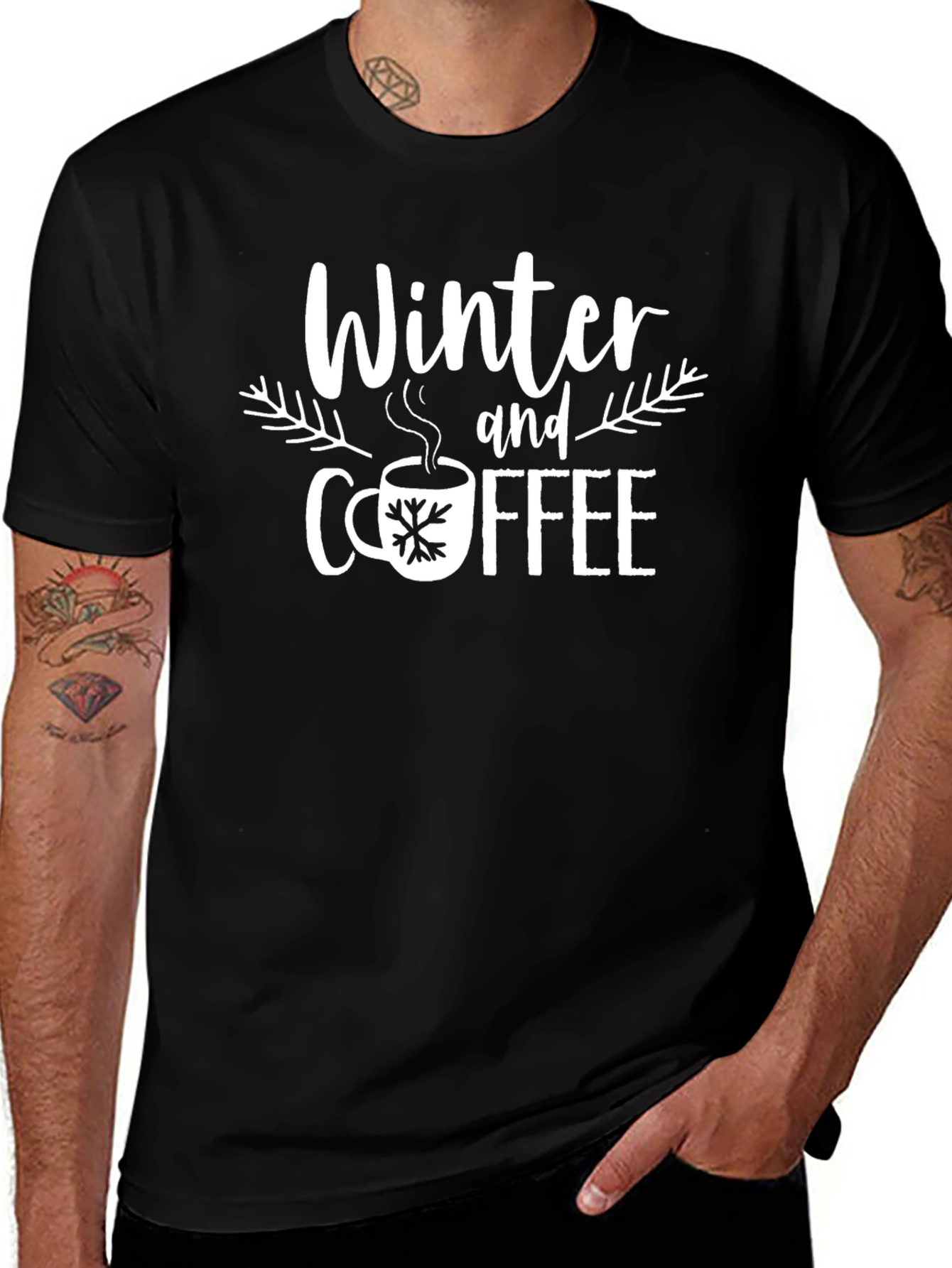 Variant 15 of Winter and Coffee Graphic T-Shirt