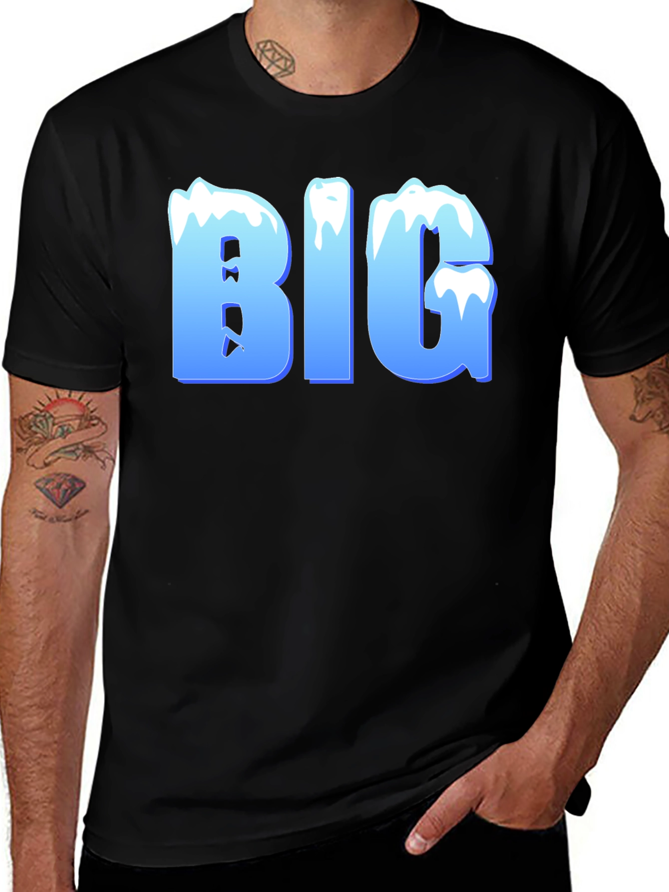 Icy BIG Letter Graphic Tee