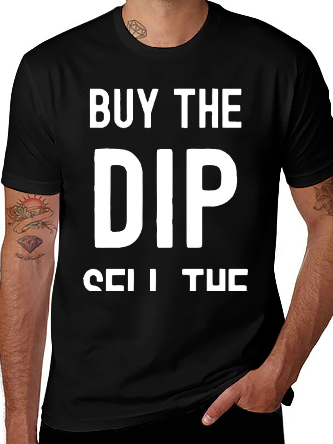 Variant 10 of Buy the Dip Black T-Shirt