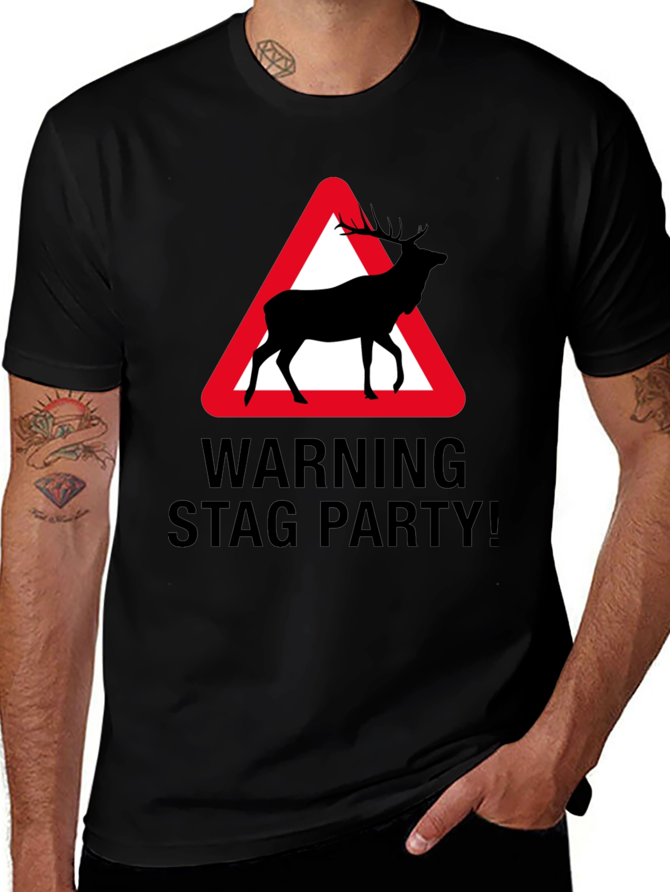 Warning Stag Party T-Shirt
