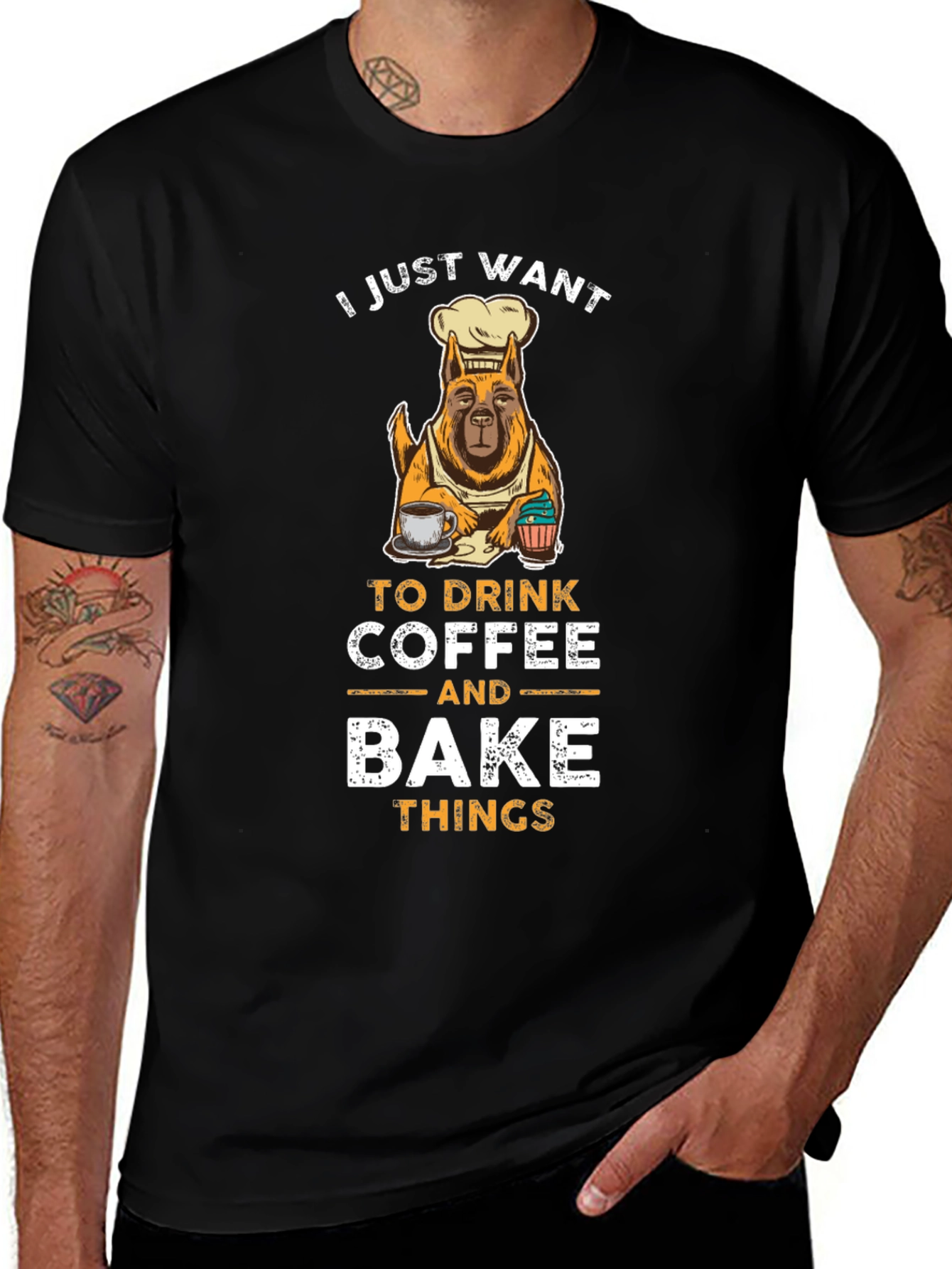Variant 26 of Coffee and Baking T-Shirt