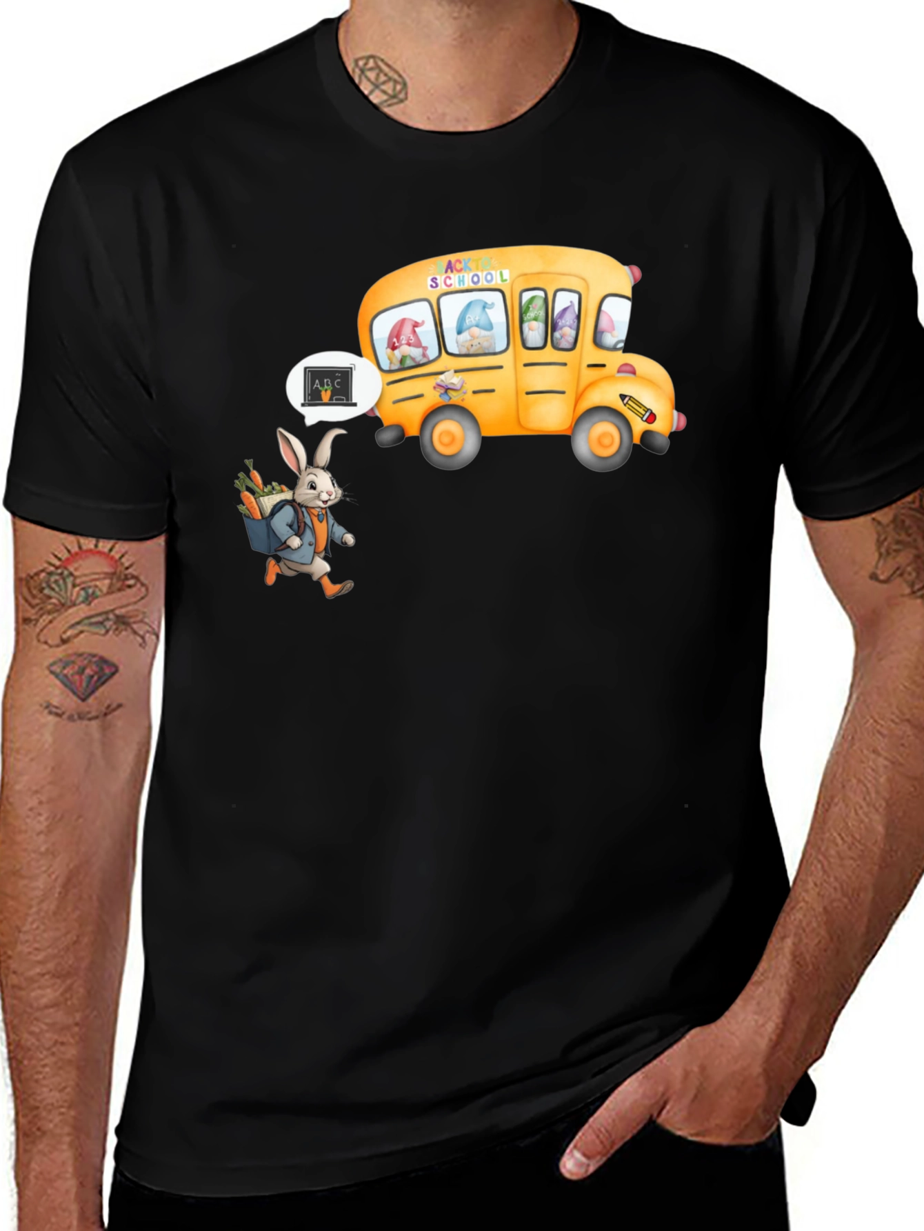 Variant 2 of Back to School Bus T-Shirt