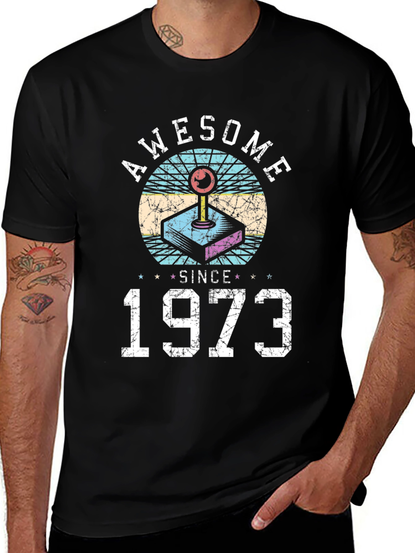 Variant 3 of Awesome Since 1973 Vintage Graphic Tee