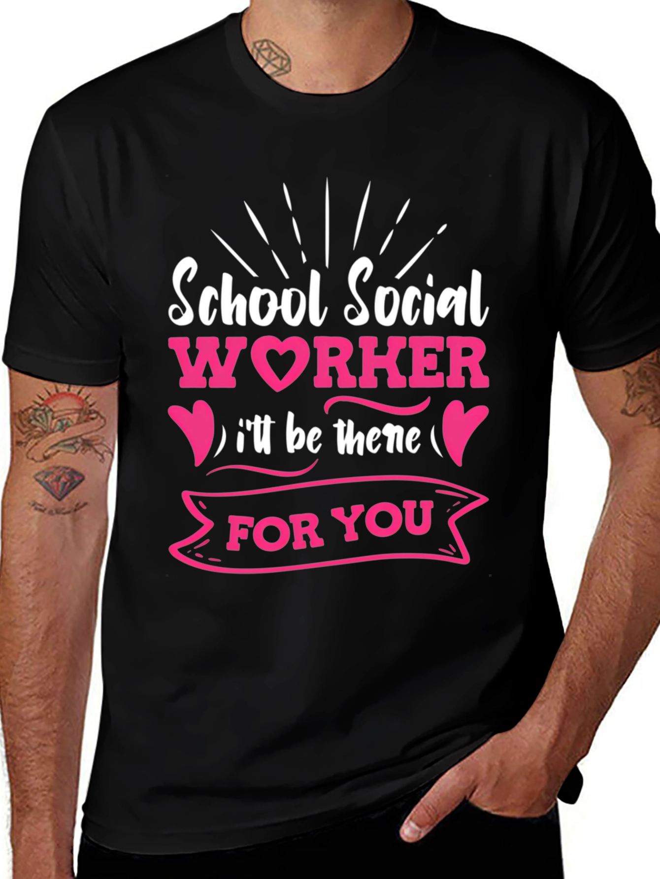 Variant 14 of School Social Worker T-Shirt
