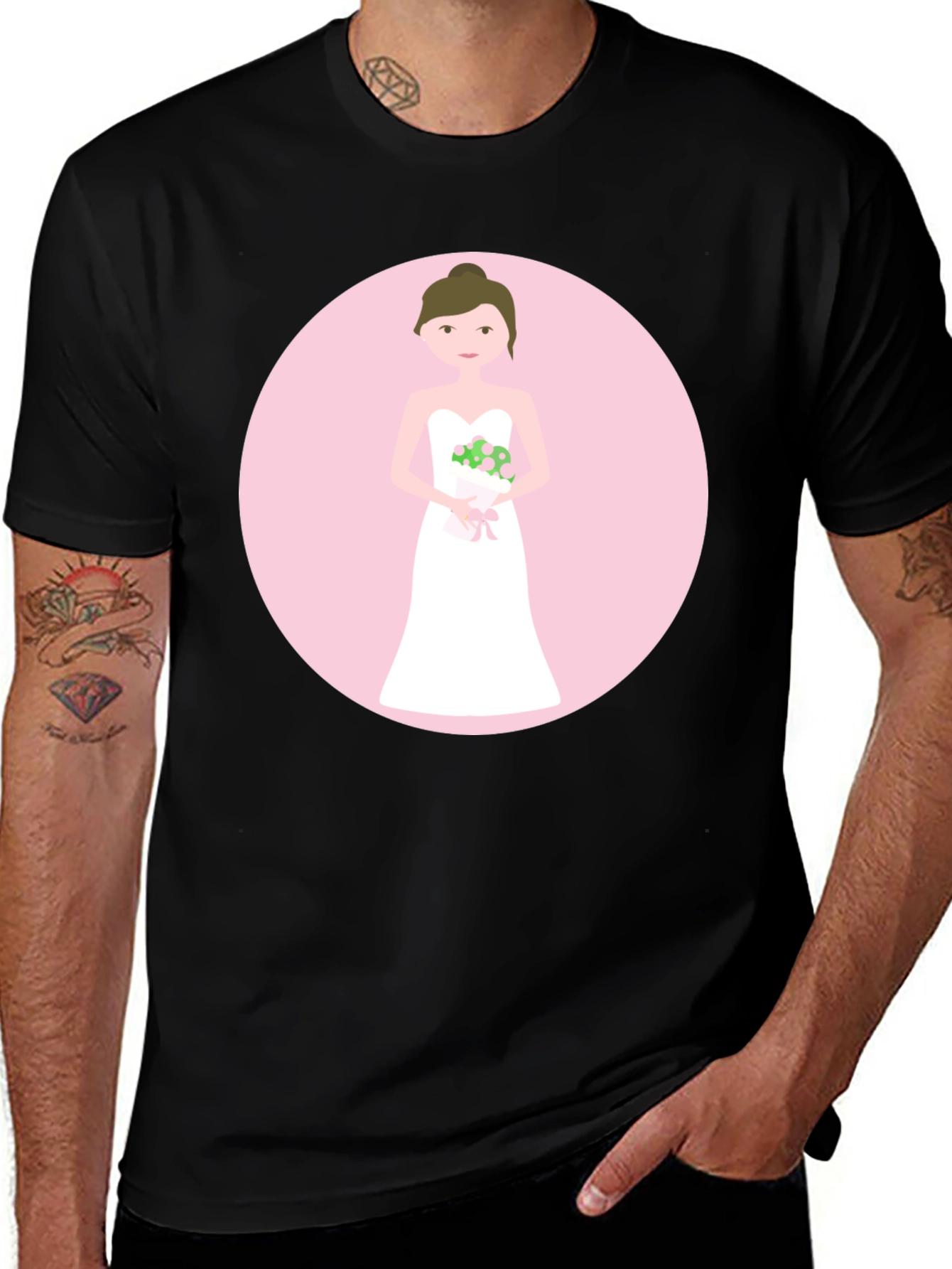 Variant 22 of Bride Graphic T-Shirt - Wedding Day Apparel