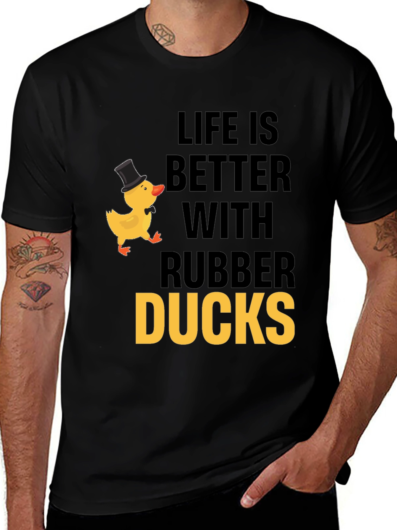 Variant 23 of Life is Better with Rubber Ducks T-Shirt