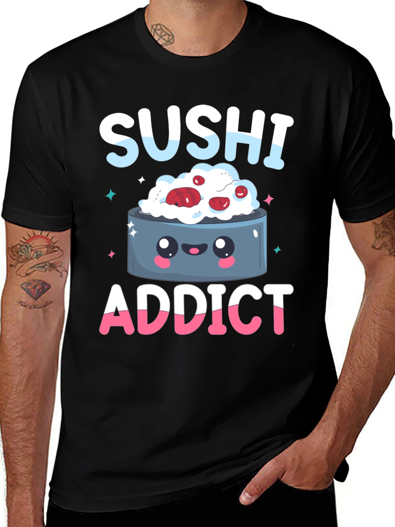 Sushi Addict Graphic Tee