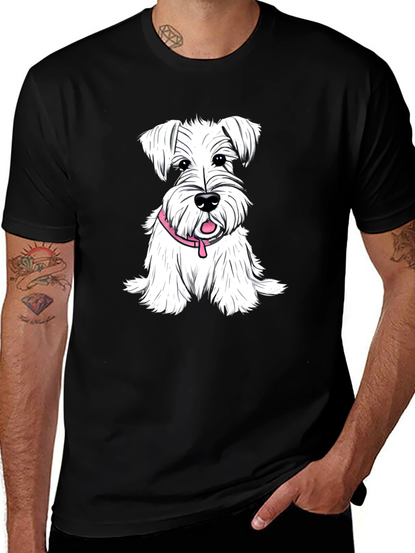 Variant 22 of Cute Dog Graphic T-Shirt
