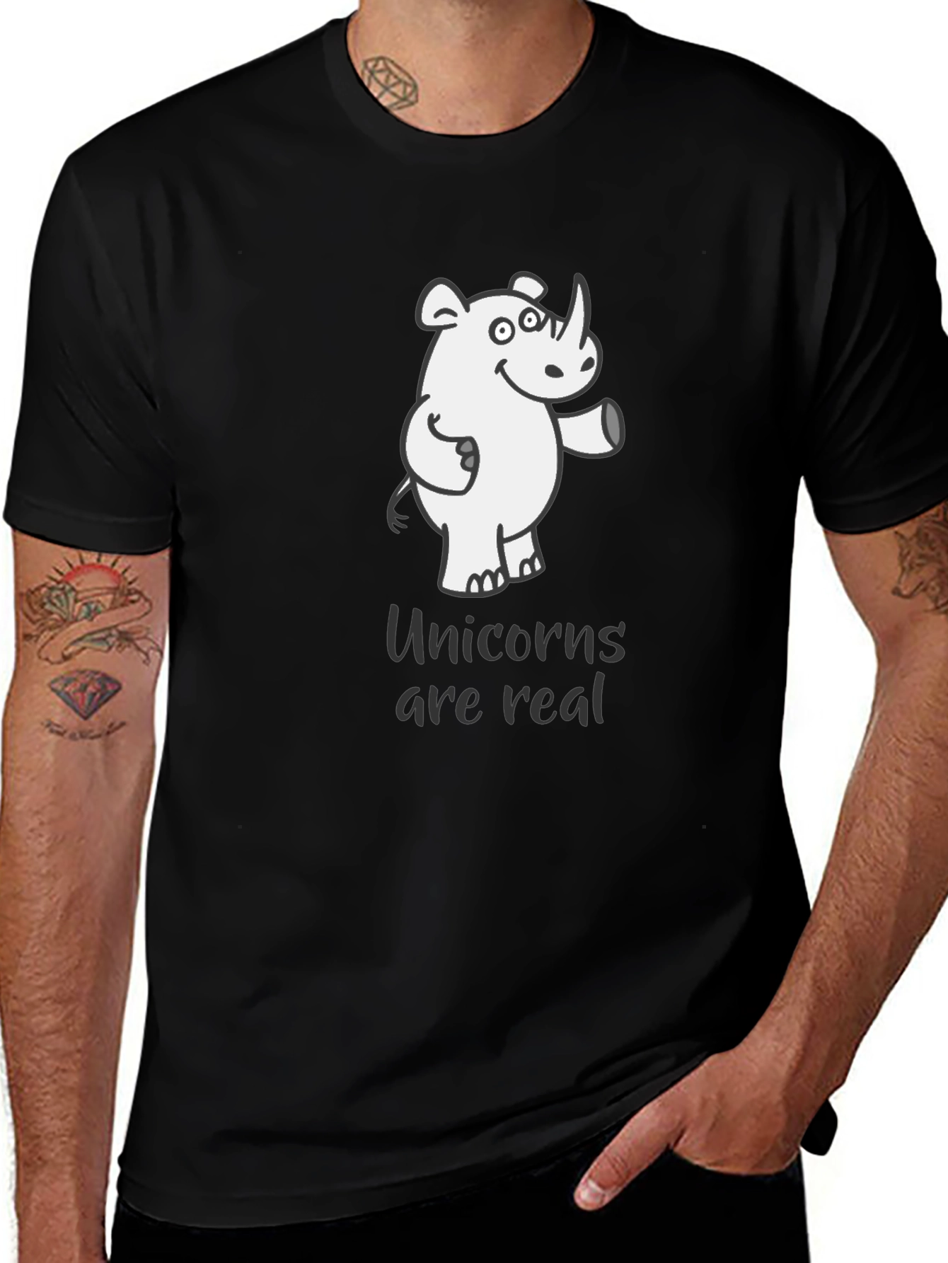 Variant 7 of Unicorns Are Real Graphic T-Shirt