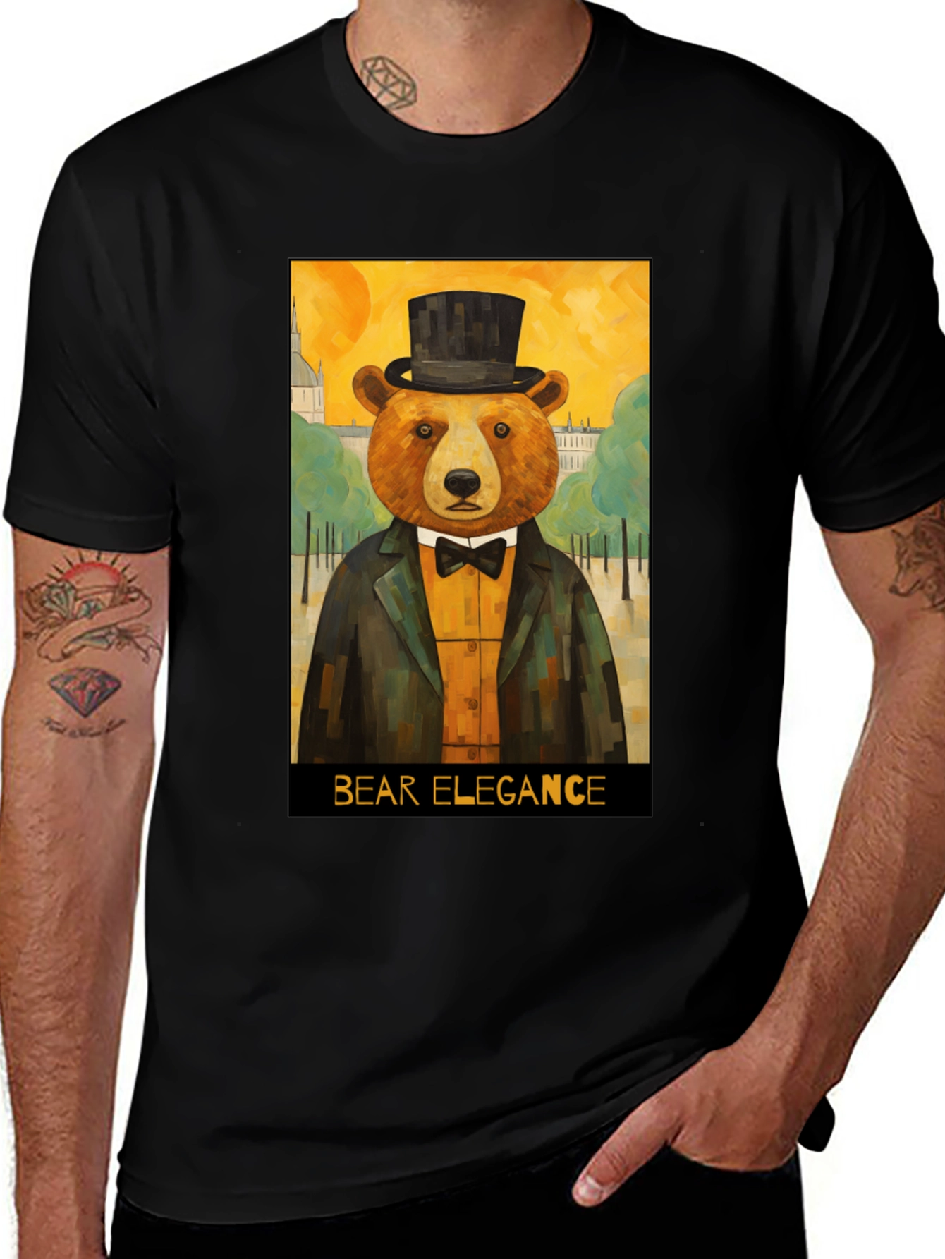 Variant 29 of Bear Elegance Graphic Tee