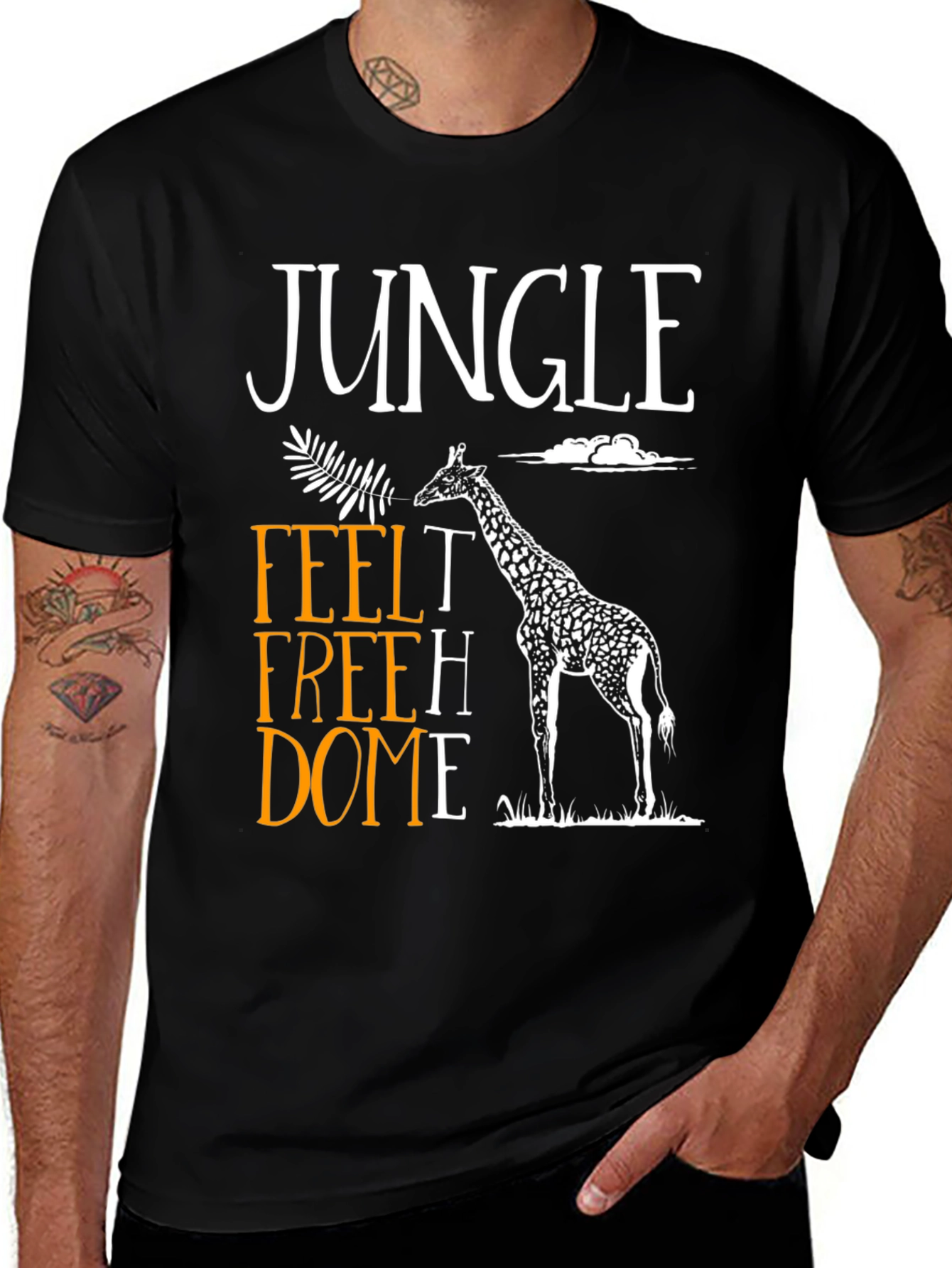 Variant 23 of Jungle Feel Free Dome Graphic T-Shirt