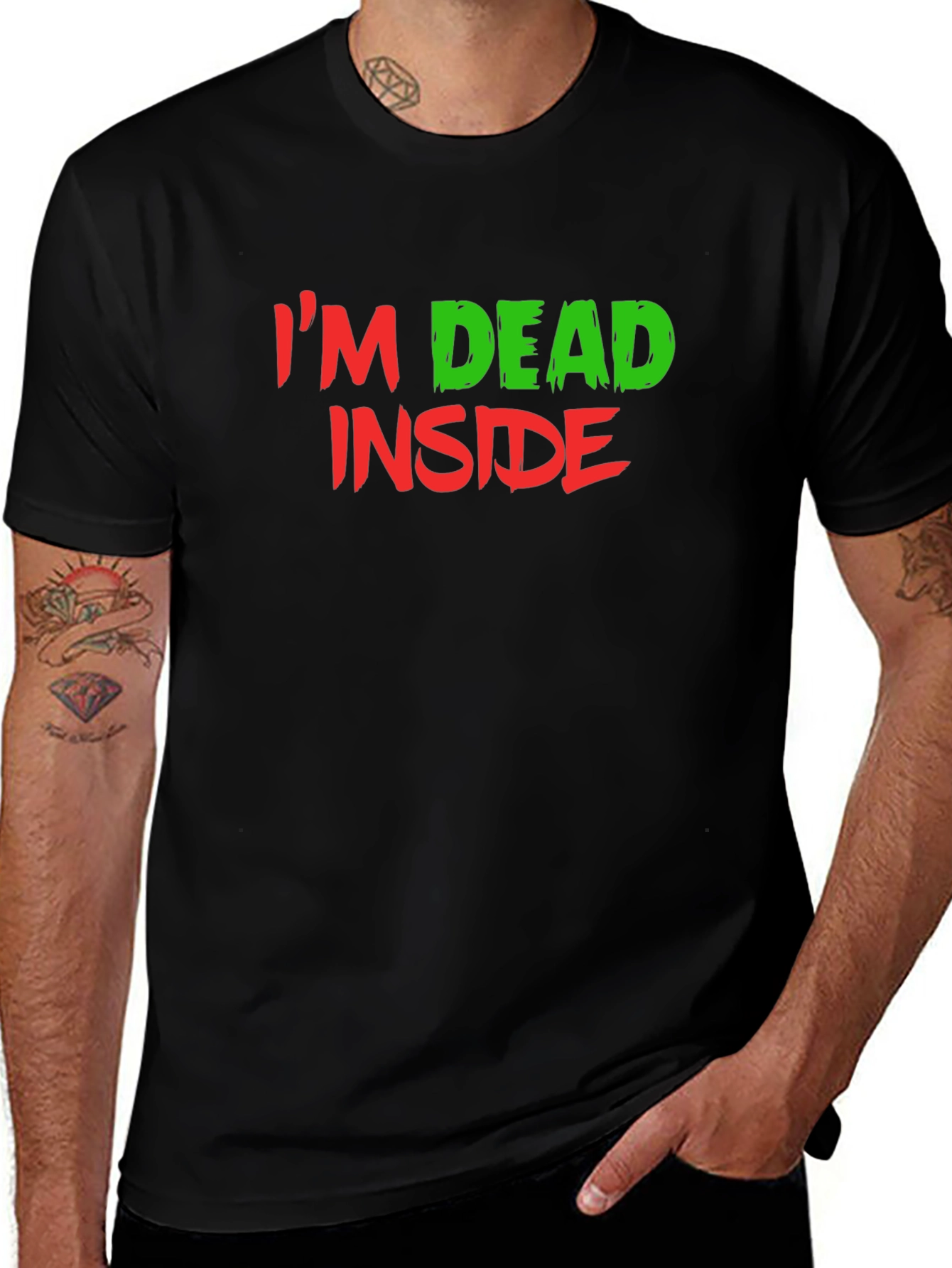 Variant 29 of I'm Dead Inside Graphic Tee - Unisex Crew Neck