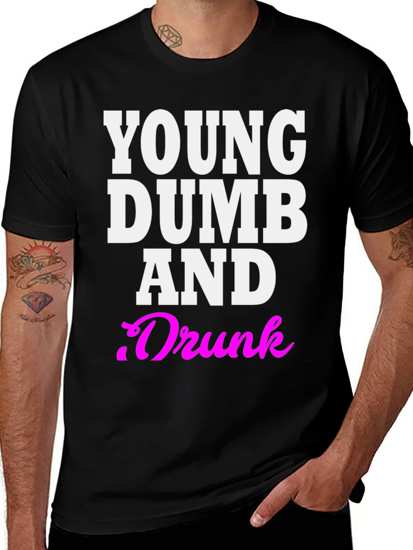 Variant 11 of Young Dumb And Drunk Graphic Tee